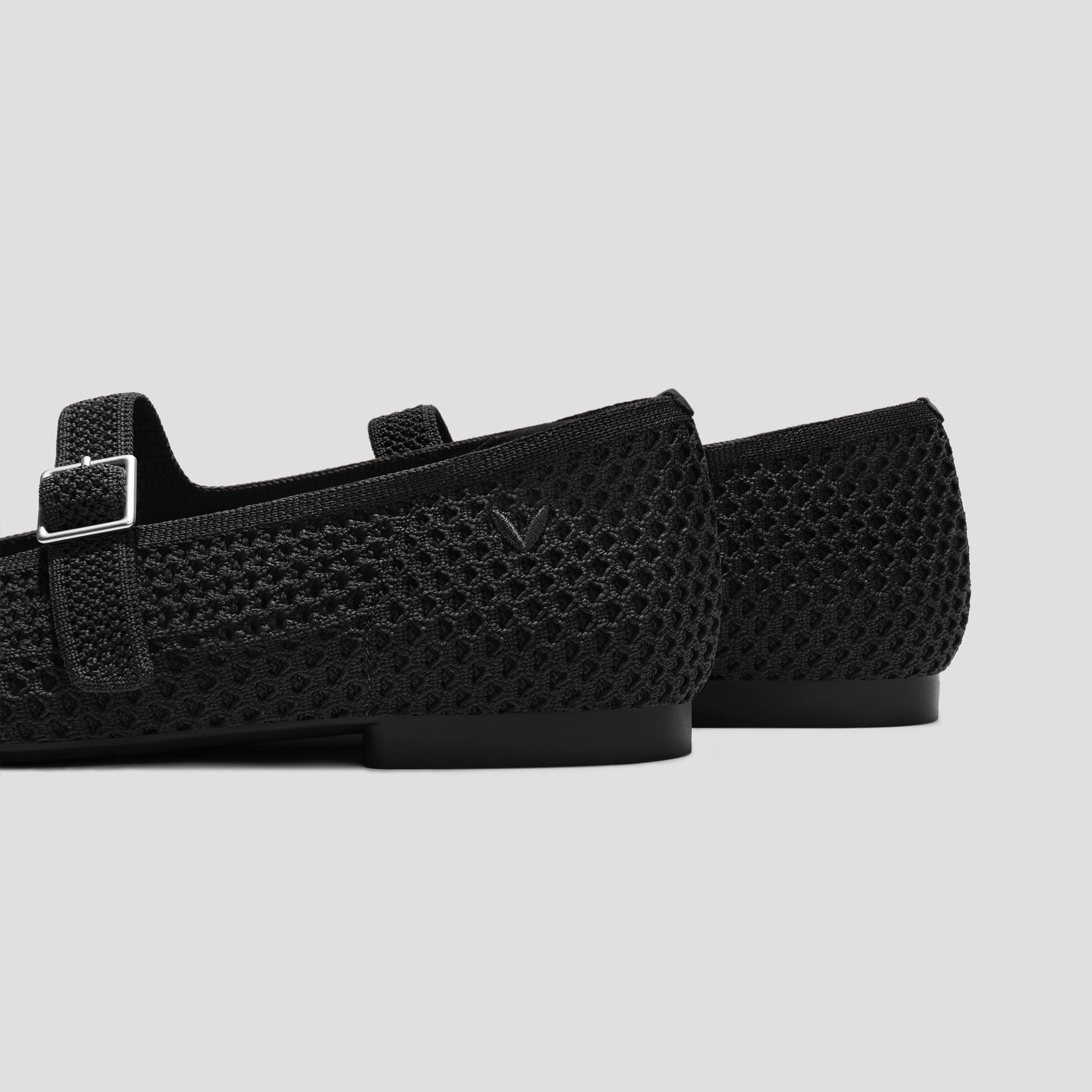 [Margot Mary-Jane Mesh] スクエアトゥ メリージェーン フラットシューズ