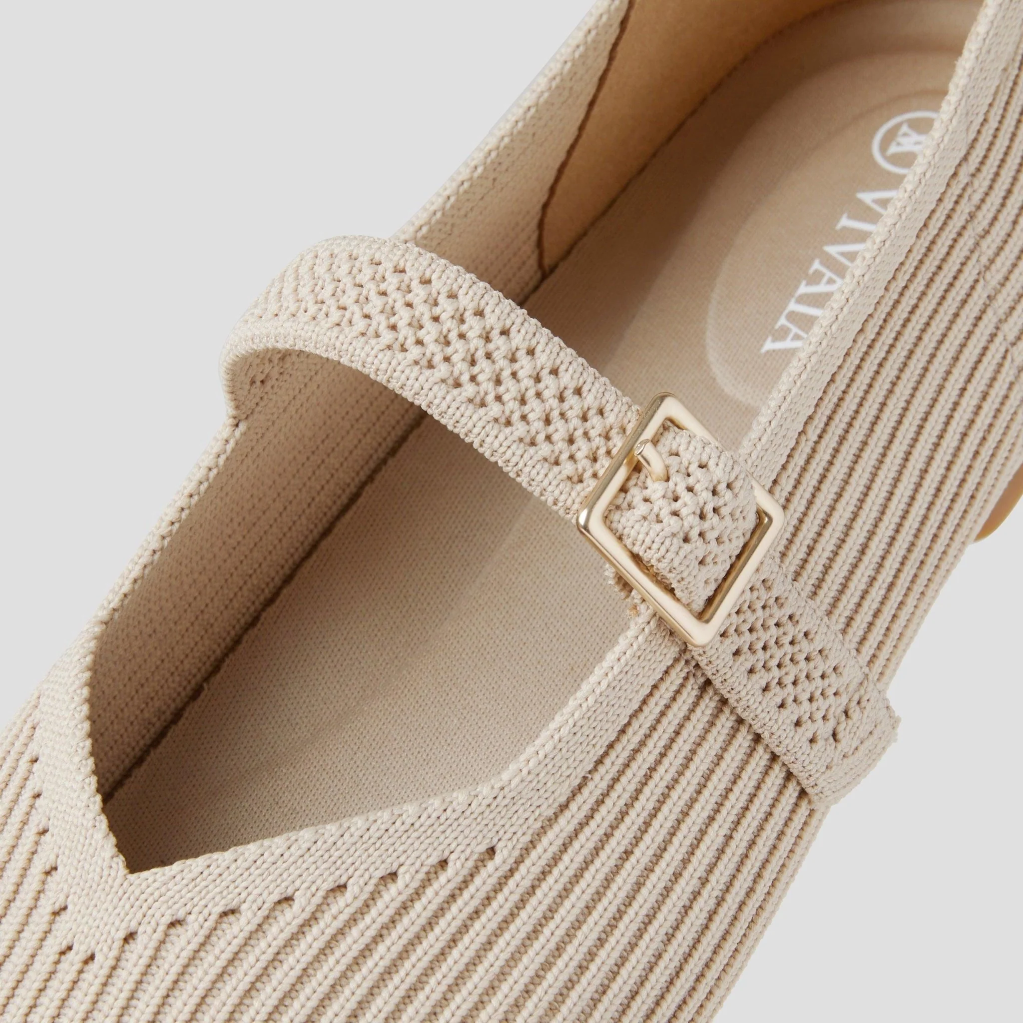 [Margot Mary-Jane] スクエアトゥ メリージェーン フラットシューズ