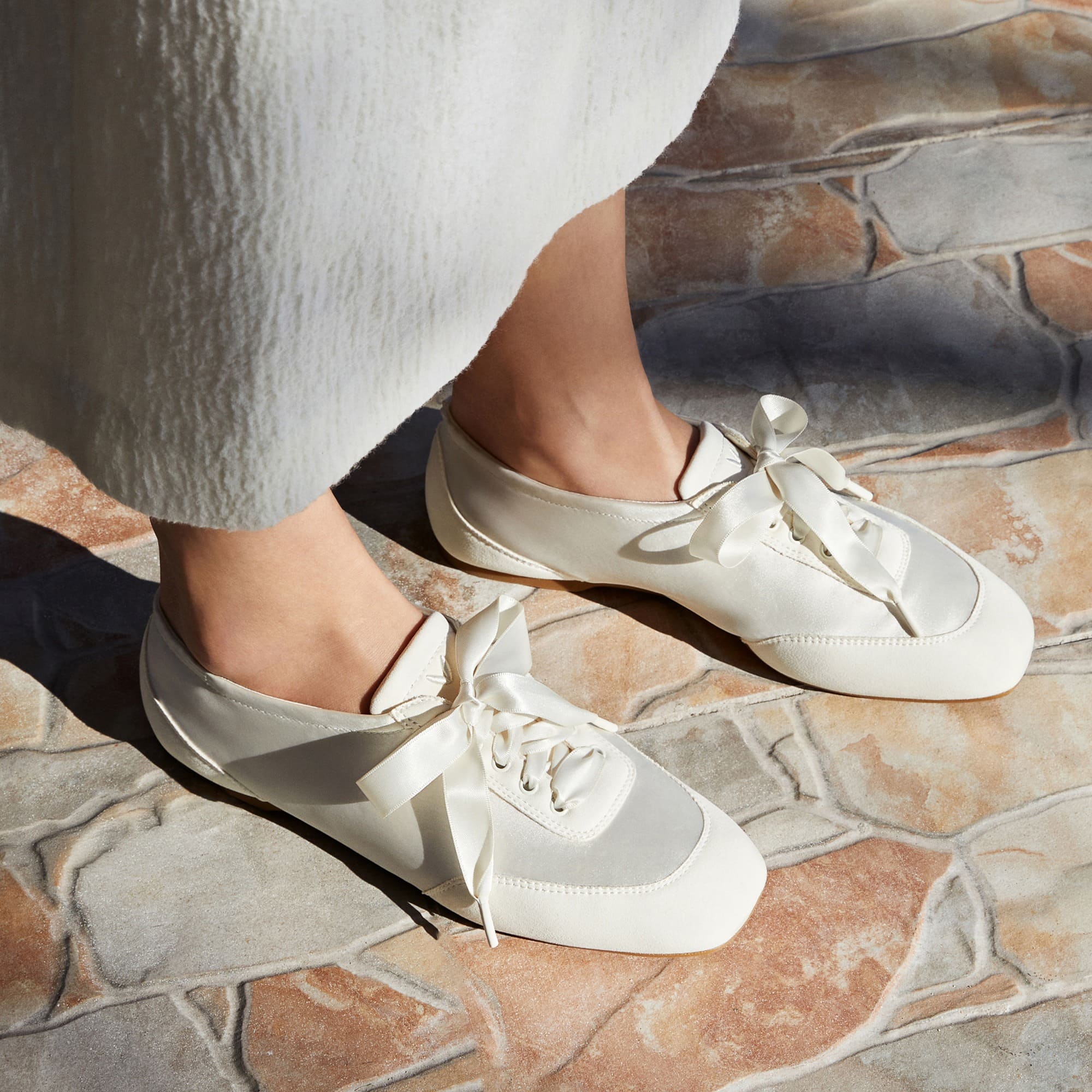 [Cristina Lace] リボン シューレース