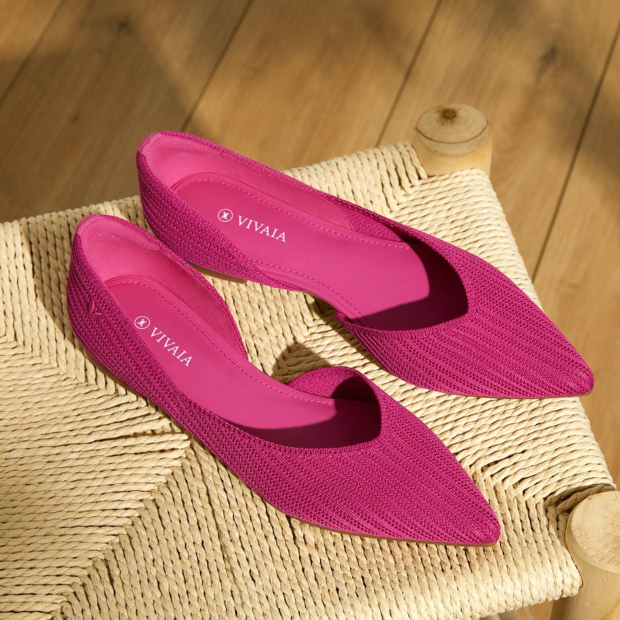 [Melia 2.0] ポインテッドトゥ Vカット フラットシューズ