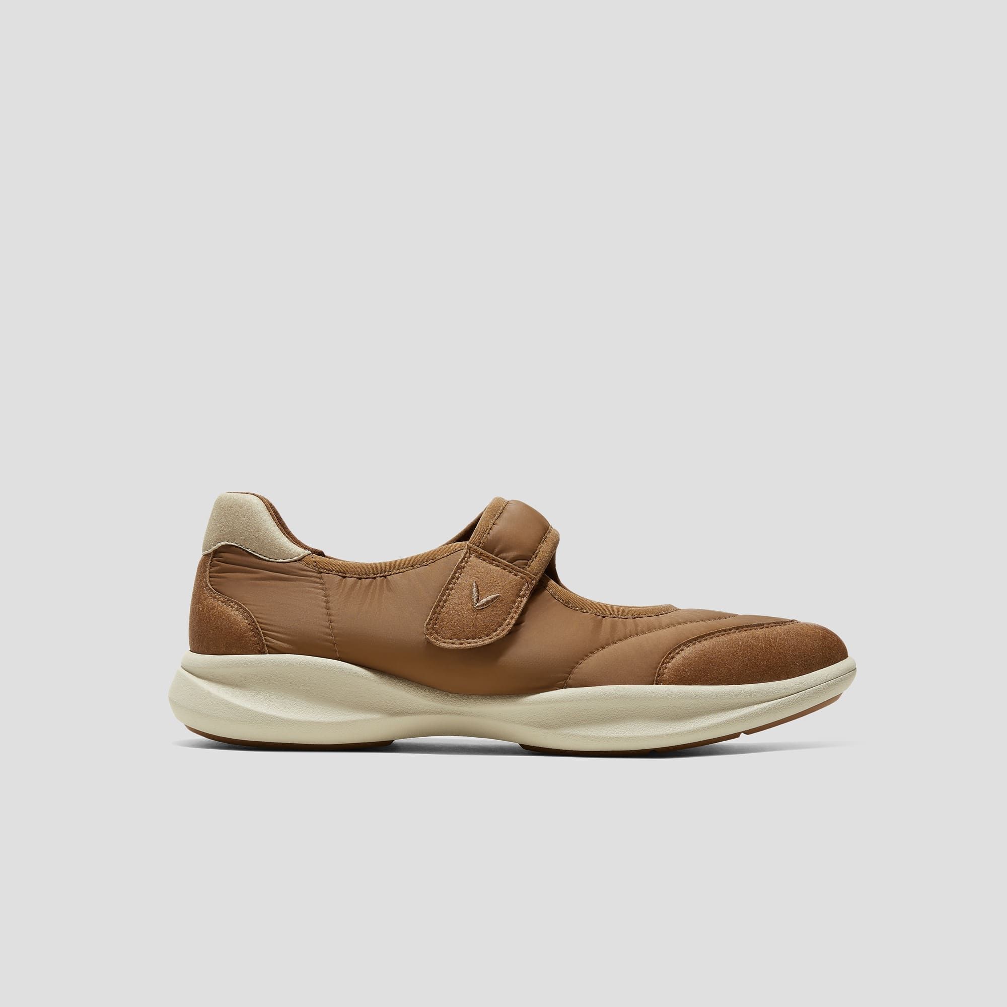 [Ivee] ラウンドトゥ 再生ナイロン メリージェーン スニーカー フラット 