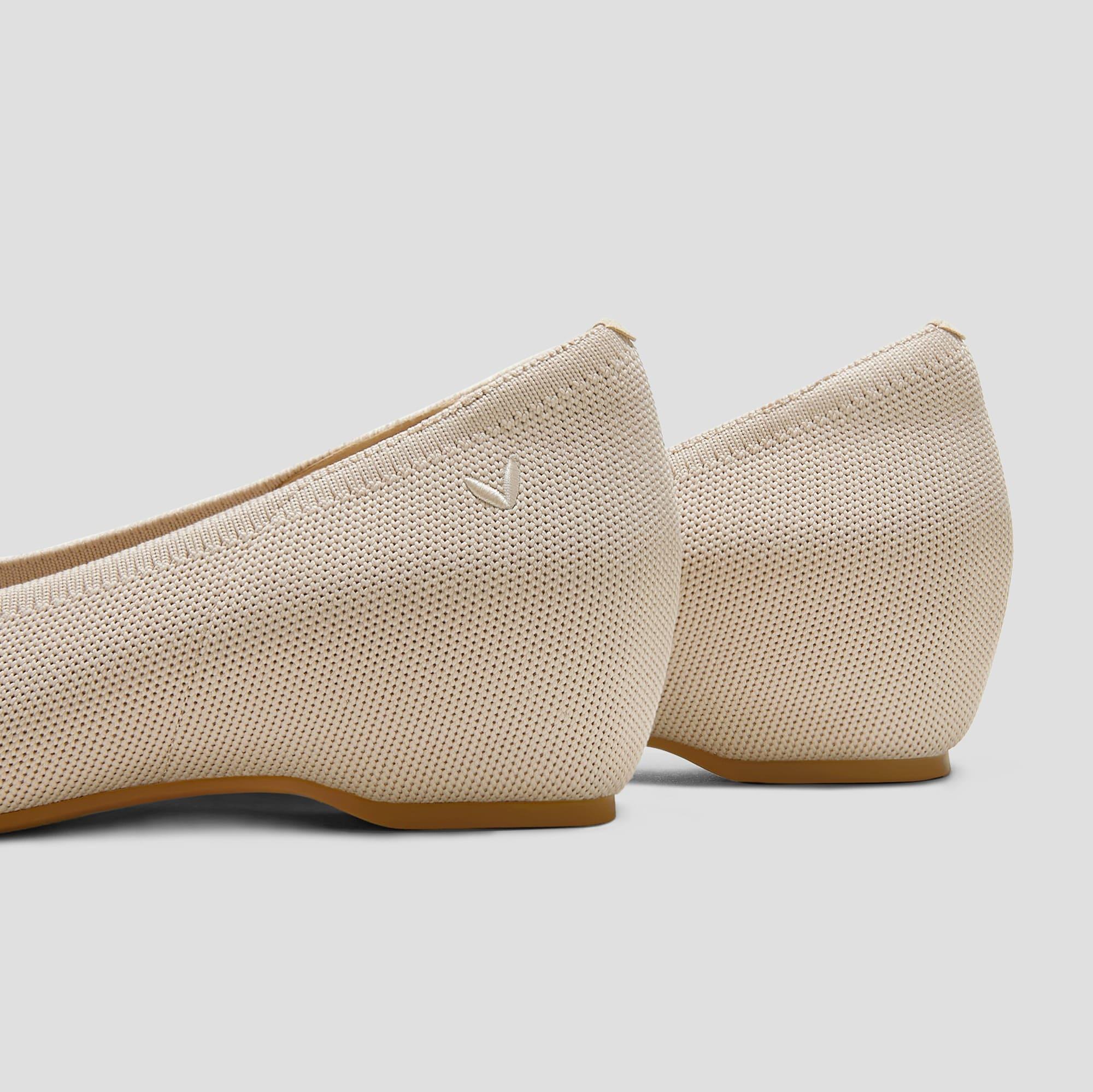 [Mackenzi] スモール スクエアトゥ ロウ ウェッジヒール