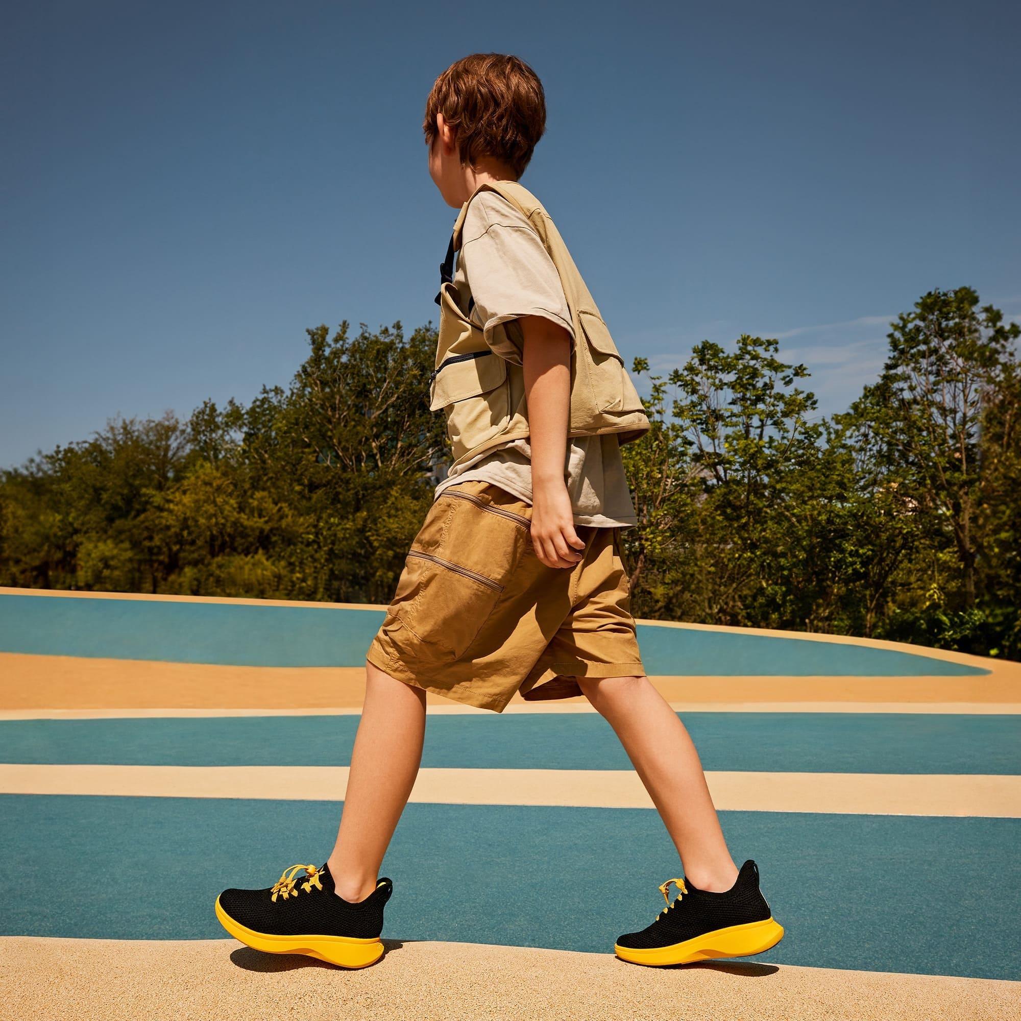 [Urban Kids] スニーカー スライダー メッシュ シューズ