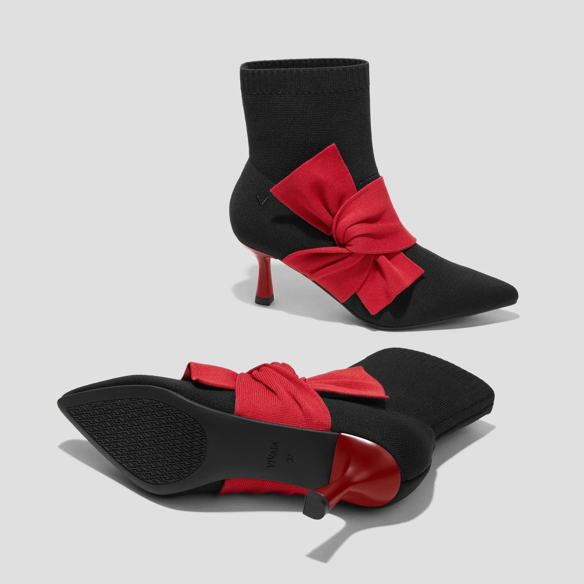 [Athena] ポインテッドトゥ 撥水加工 アンクル ヒールブーツ