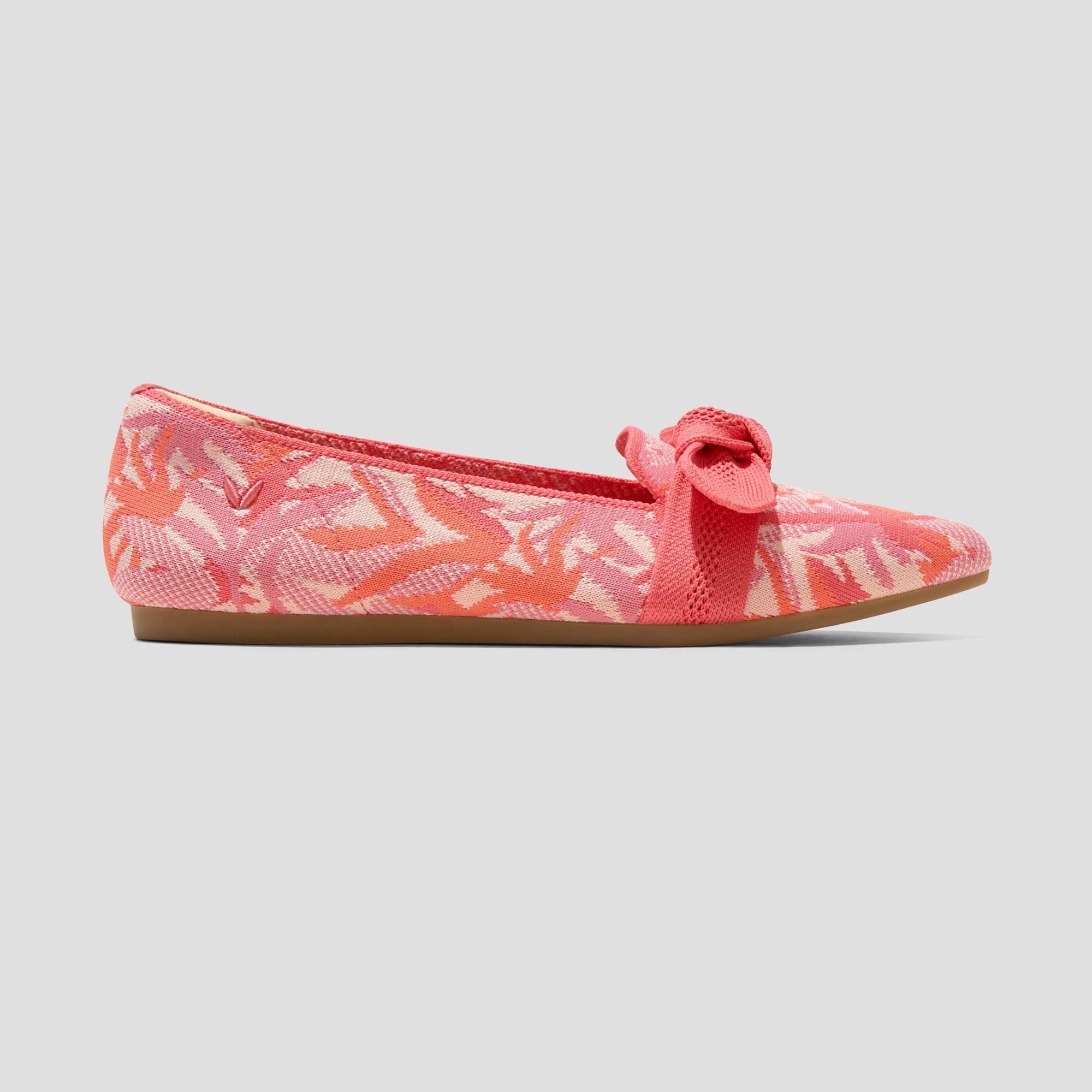 [Michelle] ポインテッドトゥ リボン付き ローファー