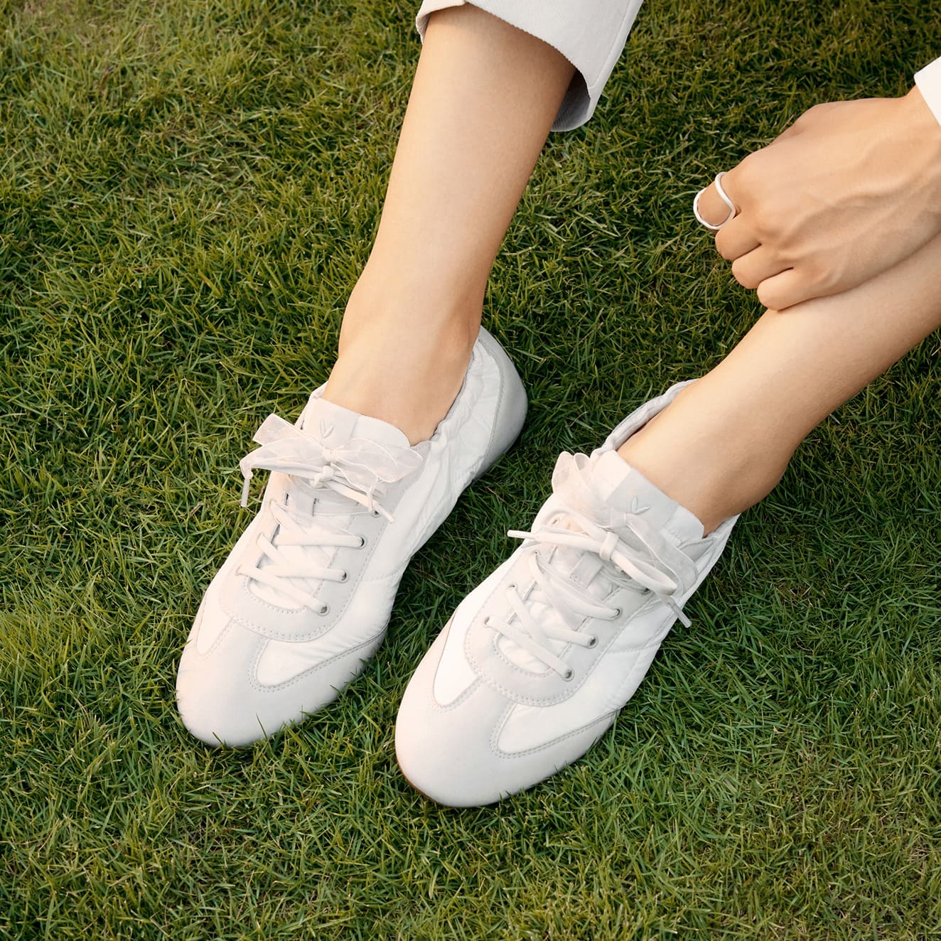 [Yancy] ジョガー ナイロン スニーカーリーナ