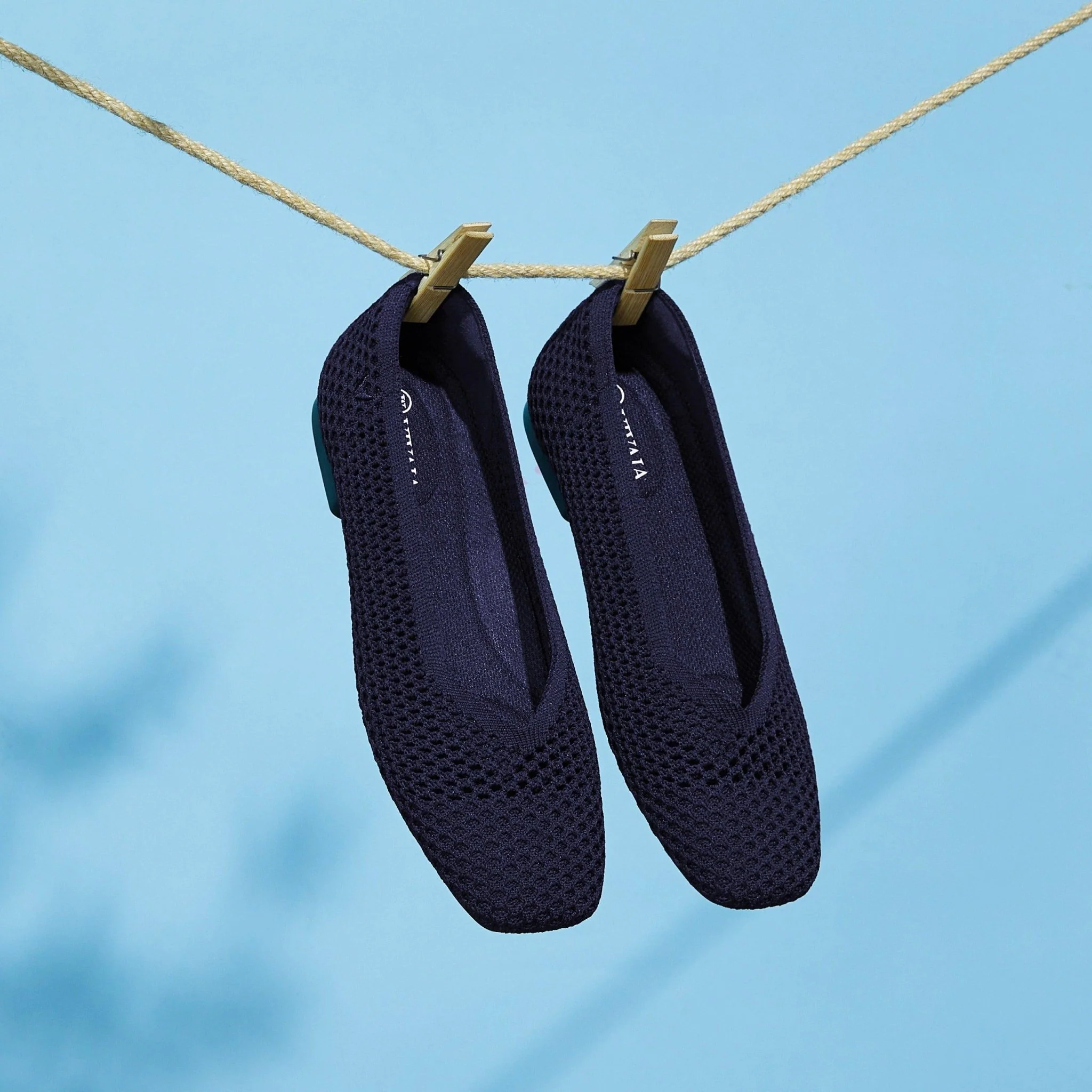 [Margot Mesh] スクエアトゥ メッシュ フラットシューズ