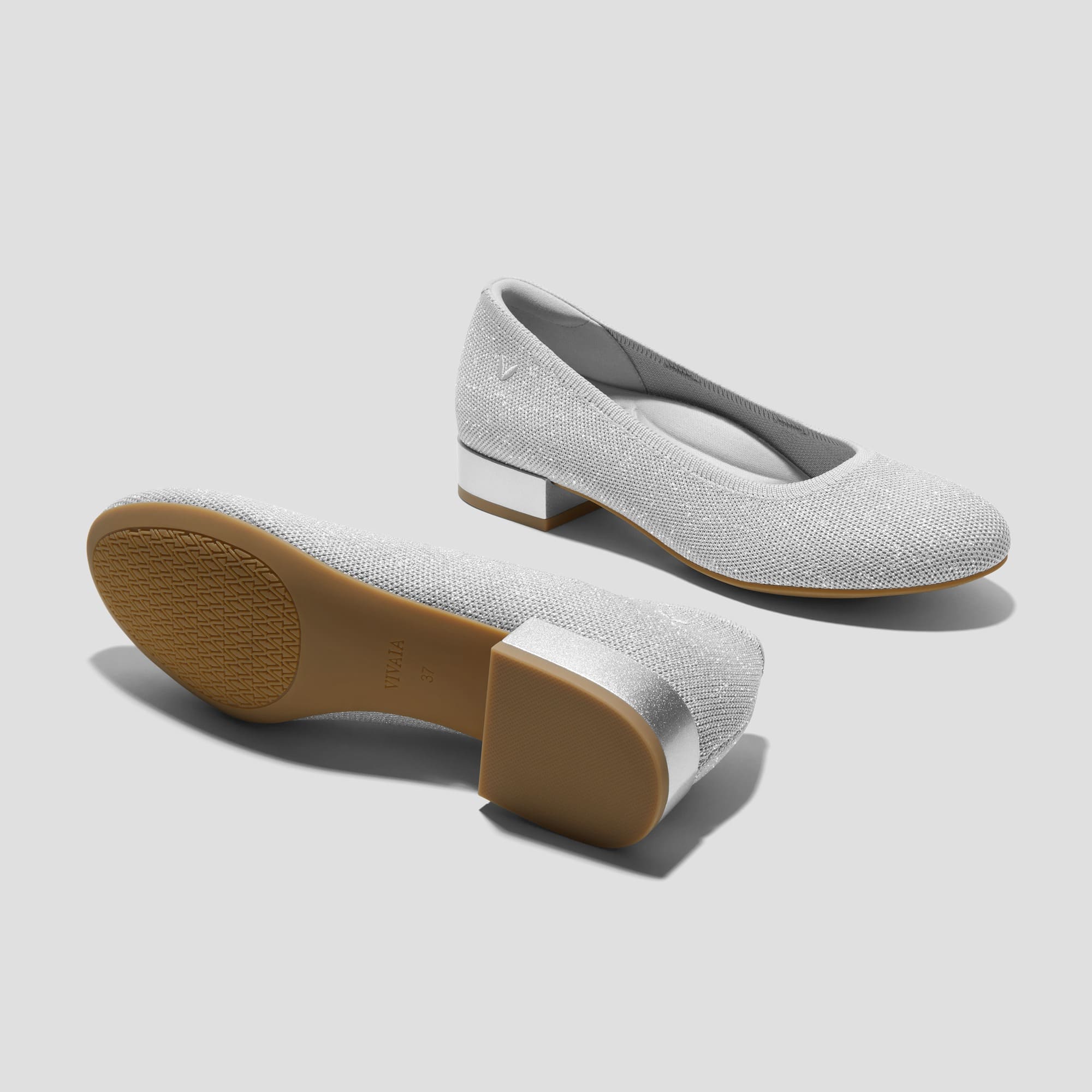 [Barbara] ラウンドトゥ ブロックヒール パンプス