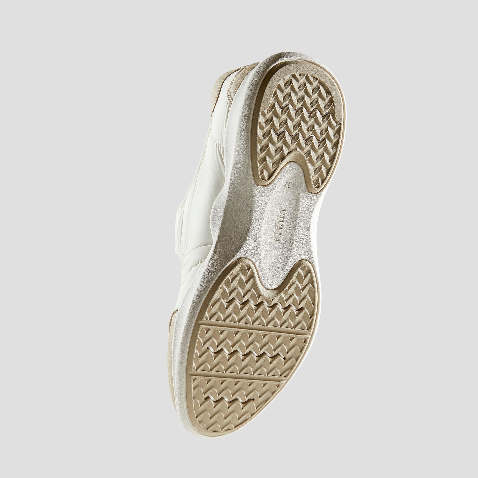 [Ivee] ラウンドトゥ 再生ナイロン メリージェーン スニーカー フラット 