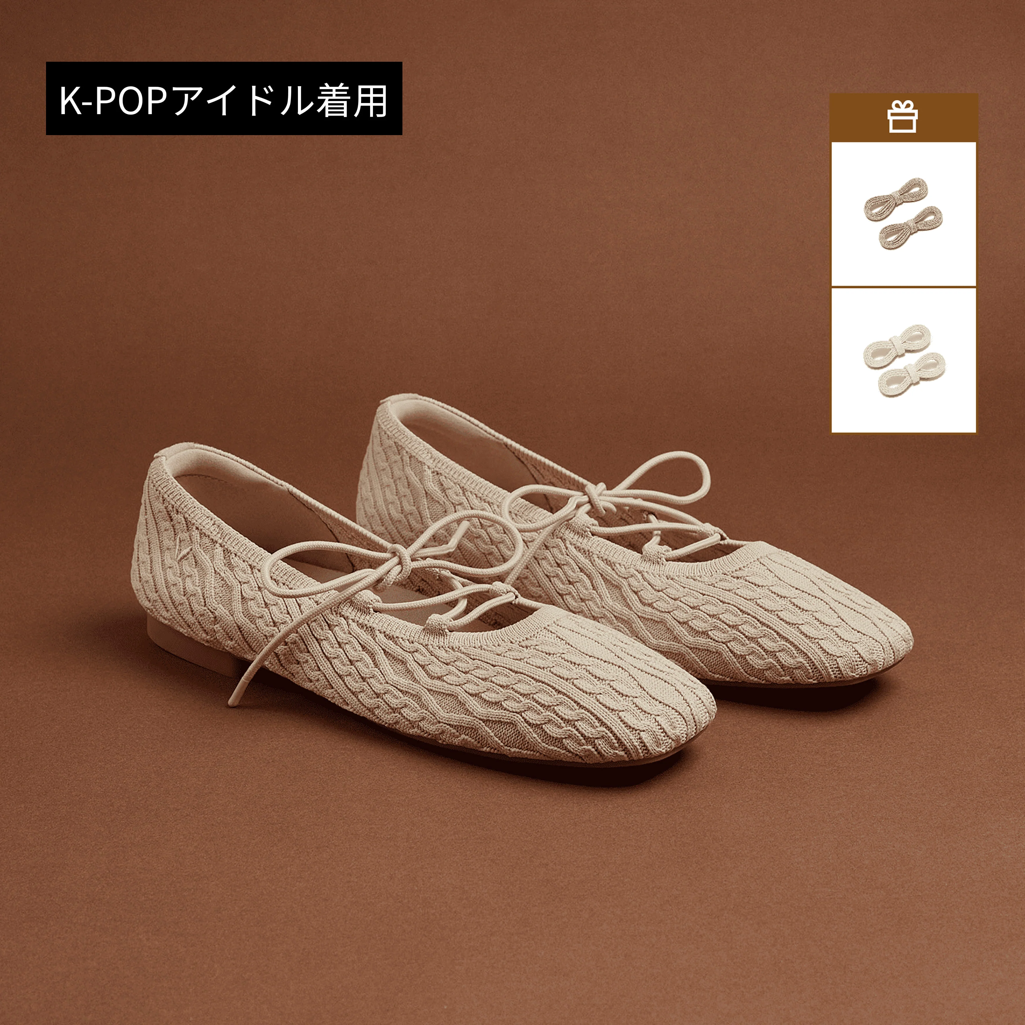 [Miley] スクエアトゥ レースアップ メリージェーン