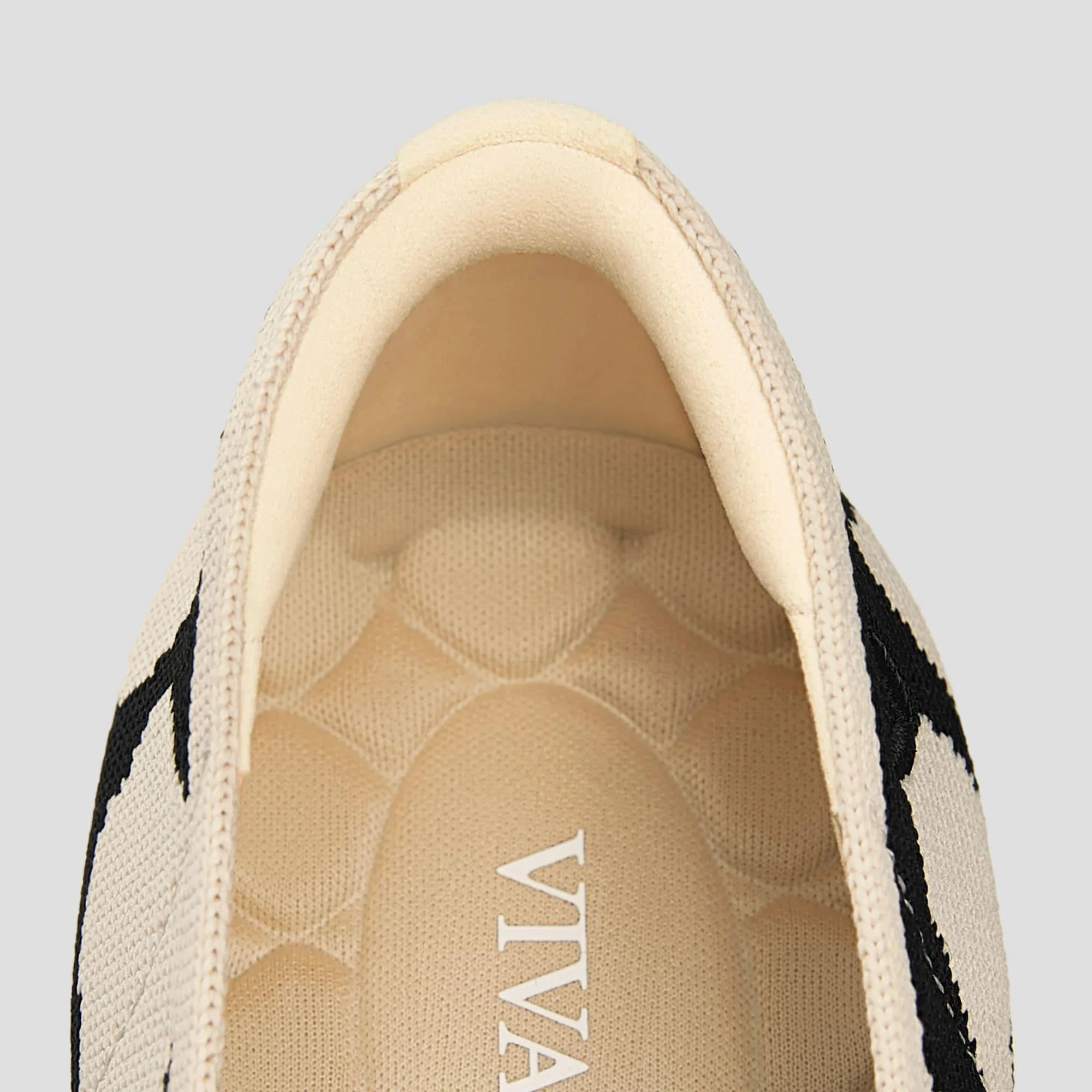 [Margot Walker] スクエアトゥ 超軽量 厚底 フラットシューズ