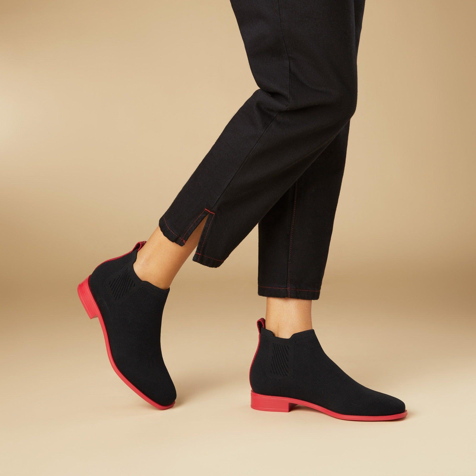 [Ryan Pro] スクエアトゥ 撥水加工 チェルシーブーツ