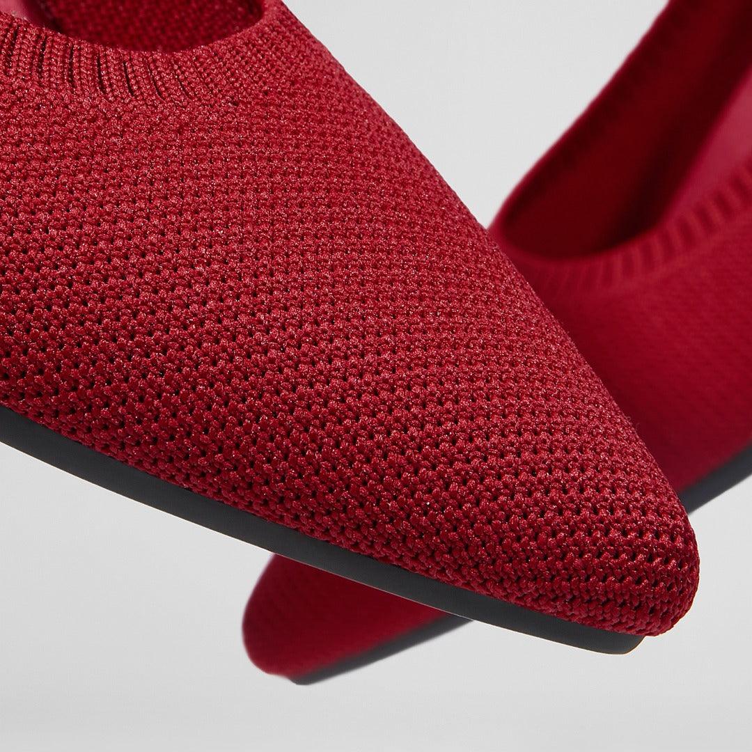 [Aria 5°] ポインテッドトゥ フラットシューズ