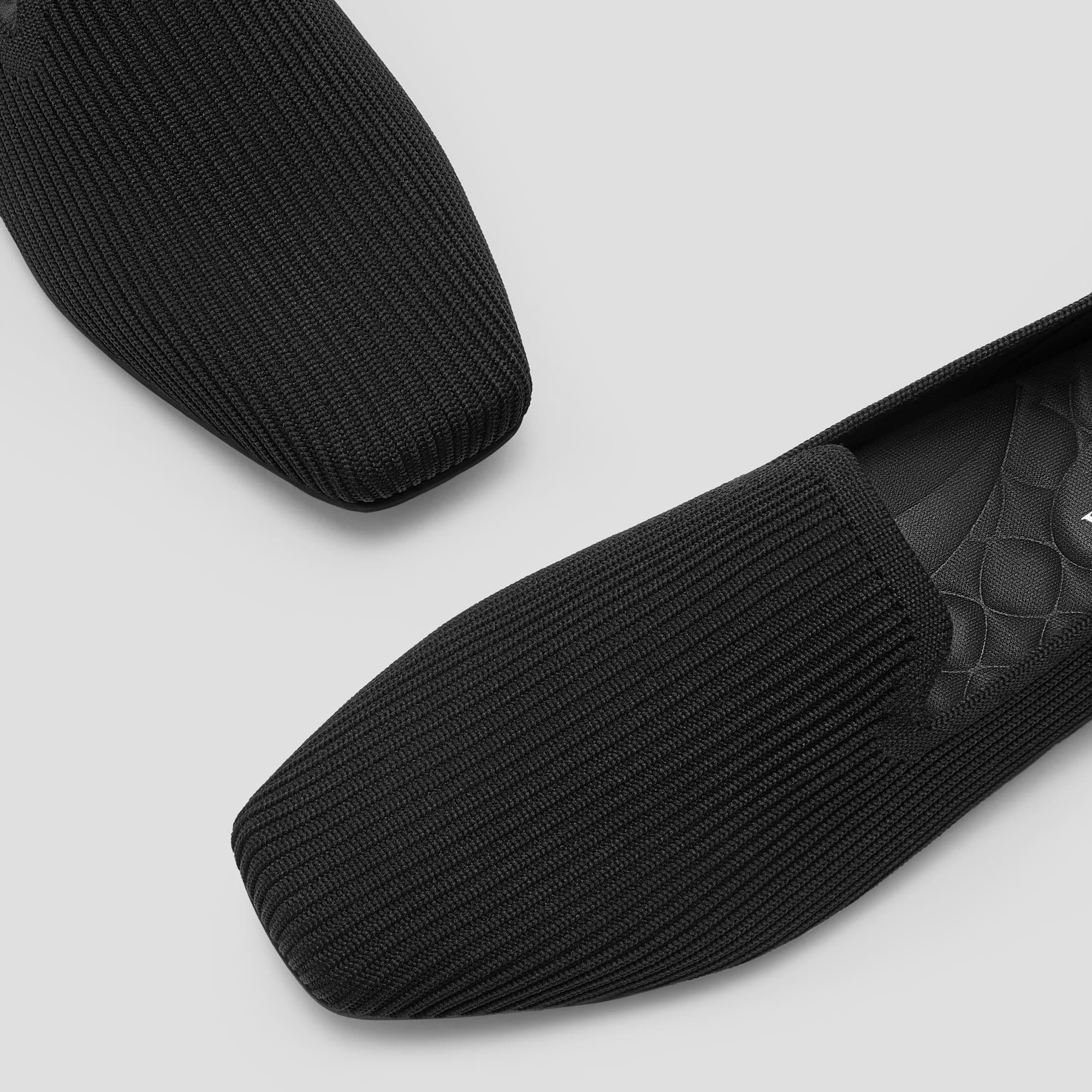 [Samantha Walker] スクエアトゥ 超撥水 軽量厚底 ローファー