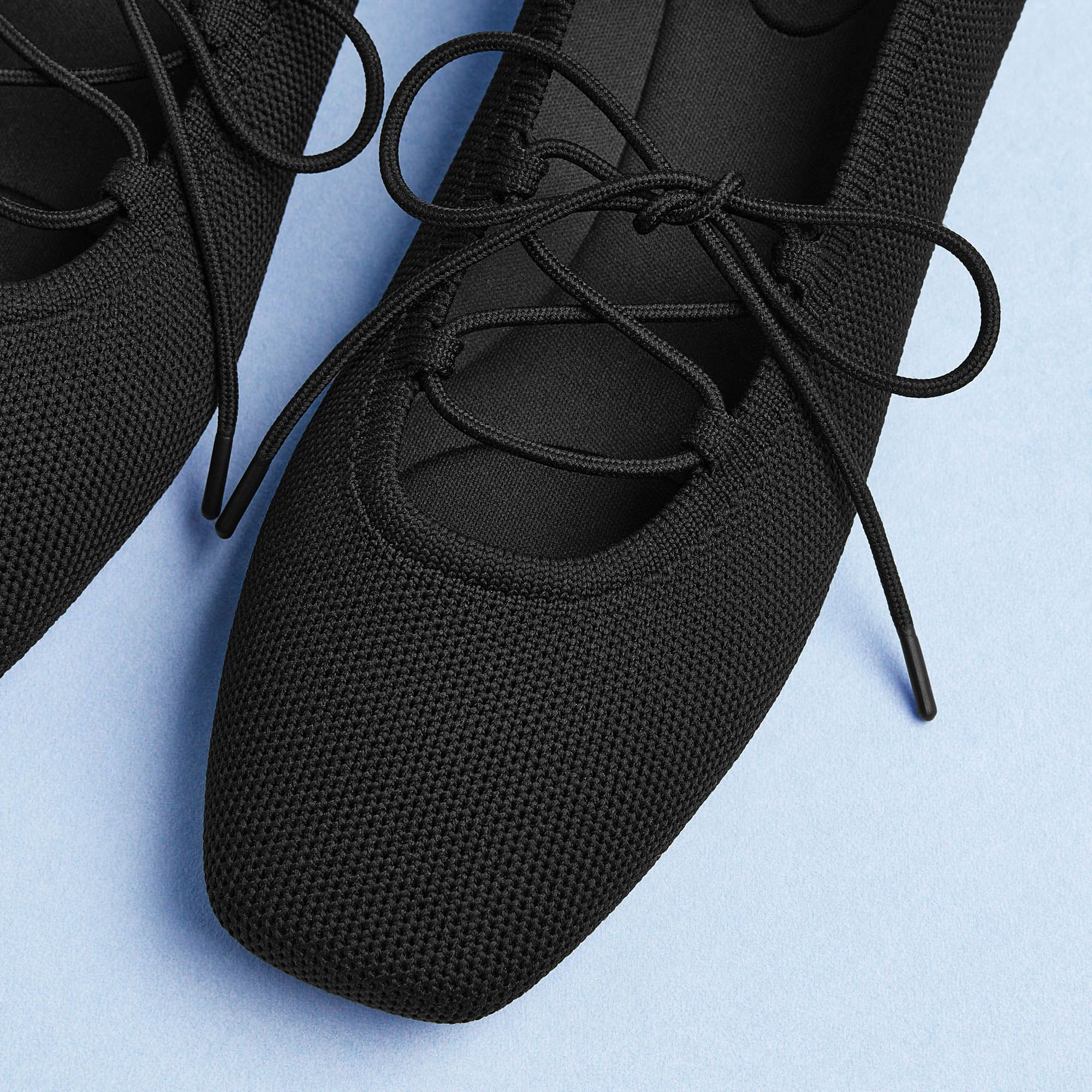 [Miley] スクエアトゥ レースアップ メリージェーン