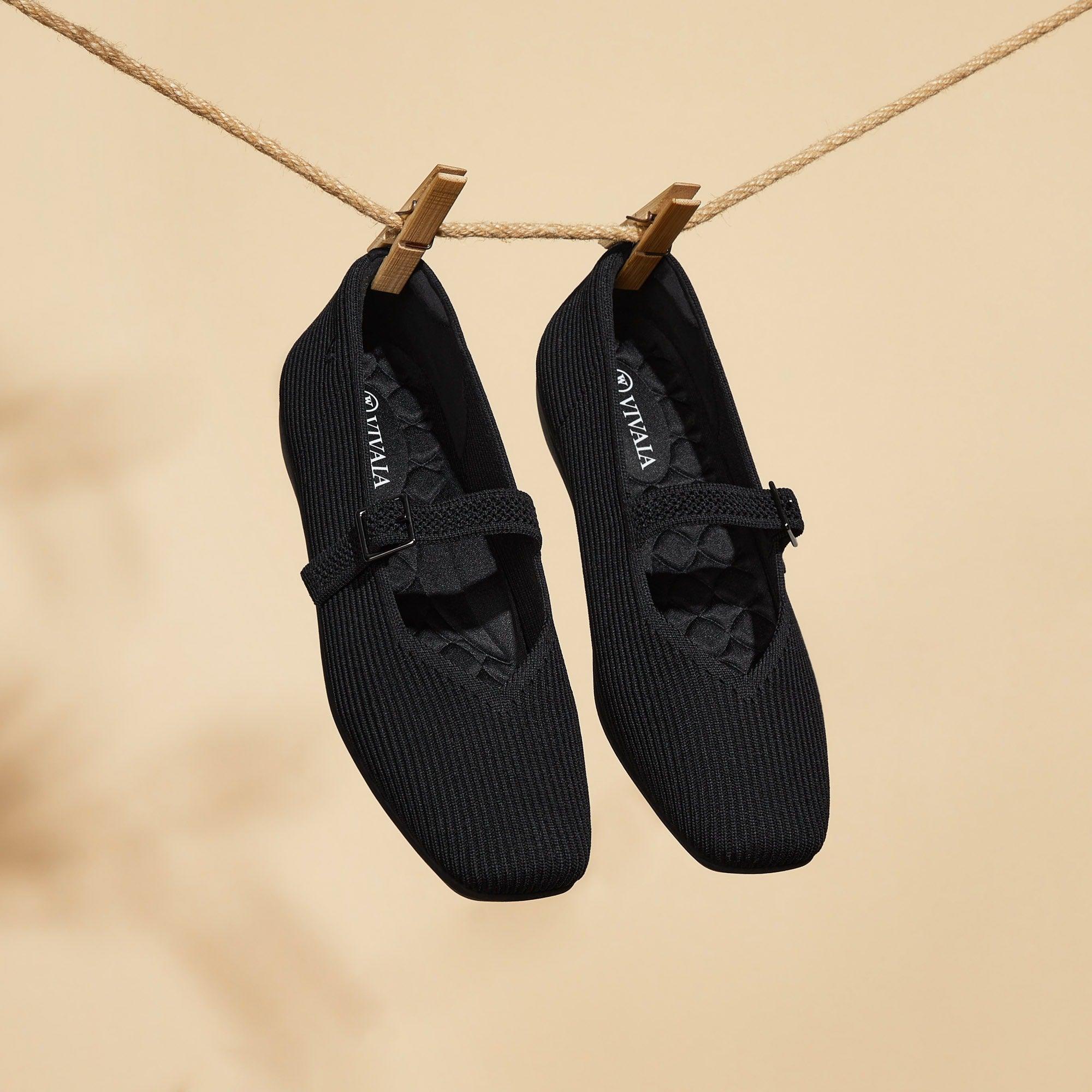 [Margot Walker Mary-Jane] スクエアトゥ 超軽量 厚底 メリージェーン フラットシューズ