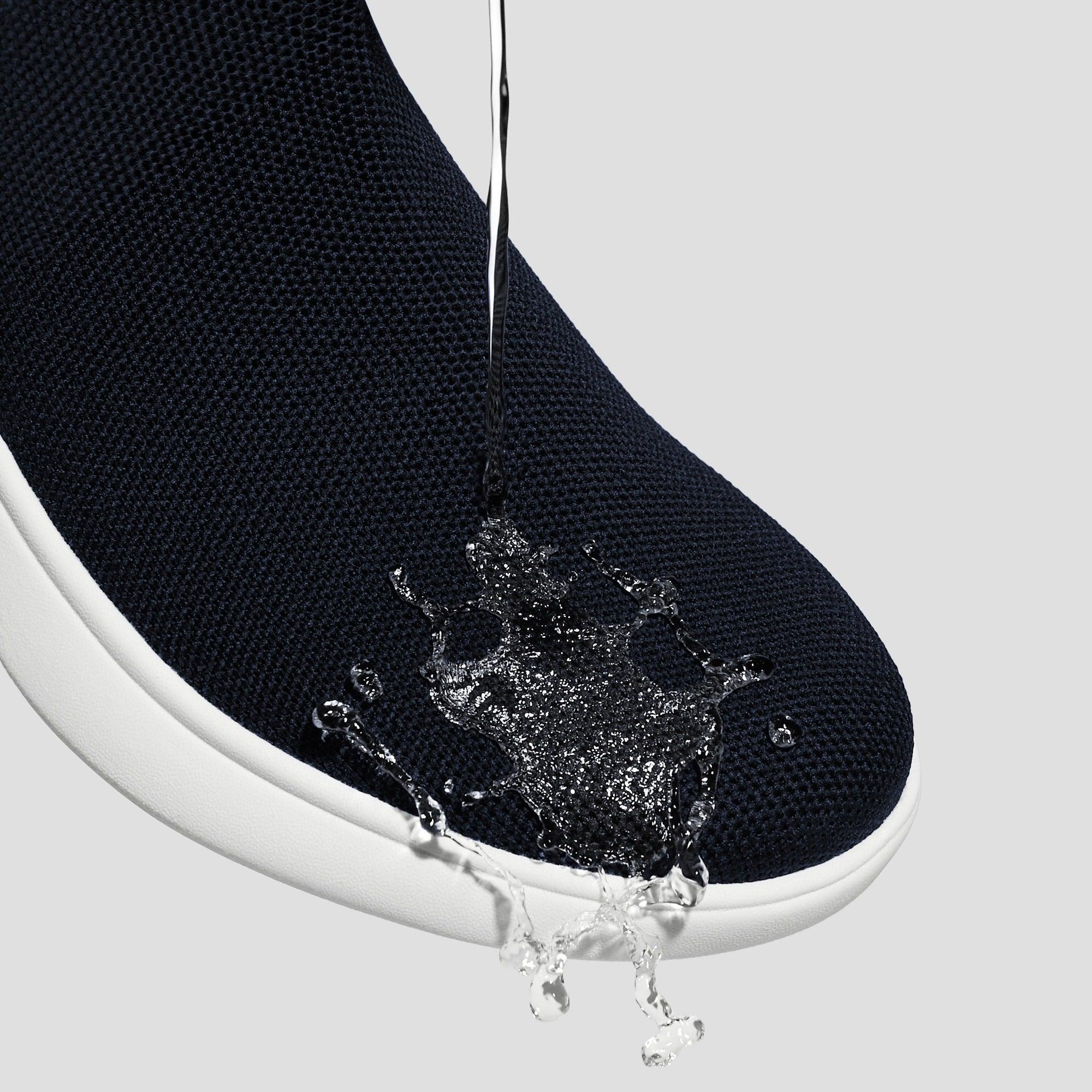 [Urban Boots] 撥水加工 スリッポン ショートブーツ