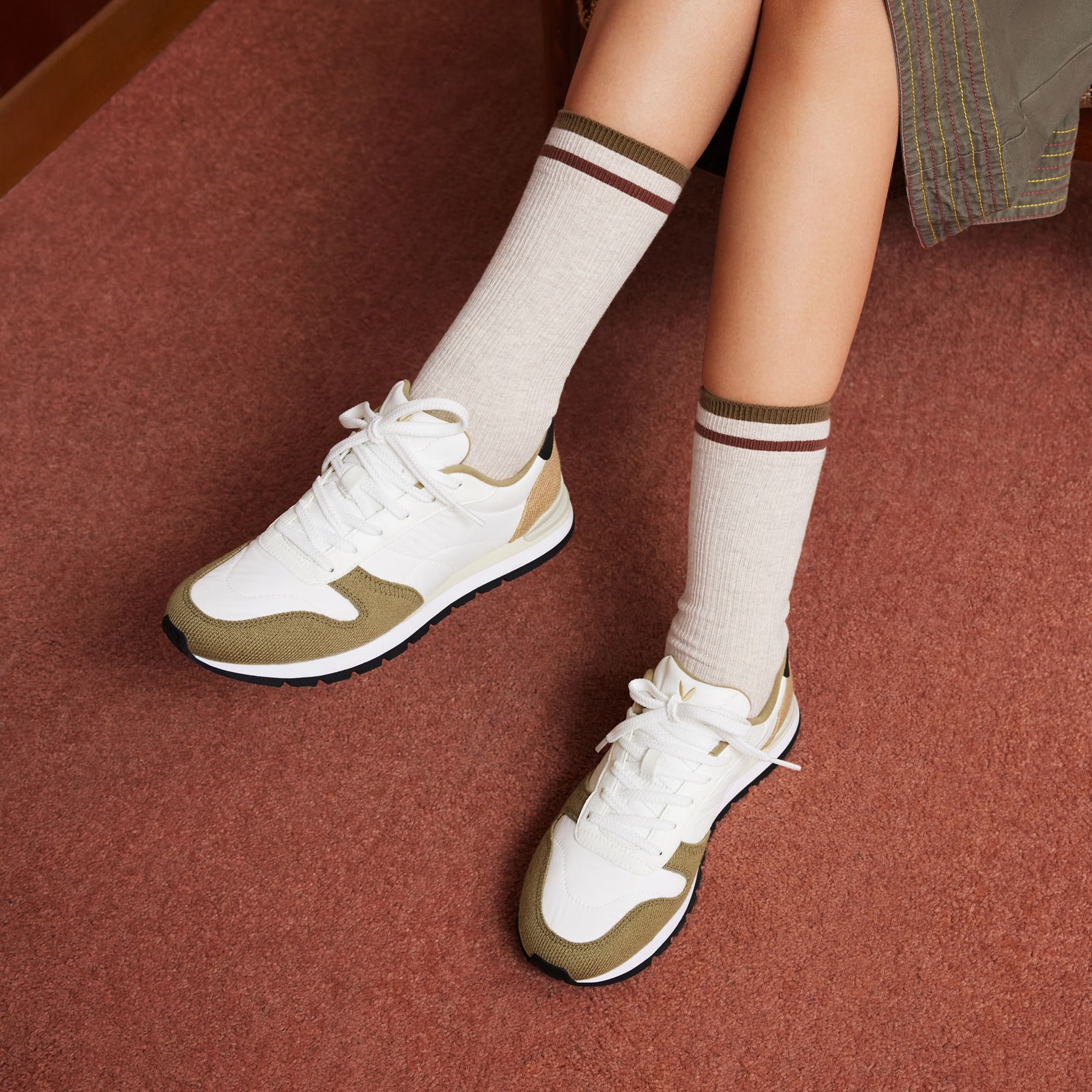 [Allegro] ユニセックス サテン ラックス 撥水加工 スニーカー