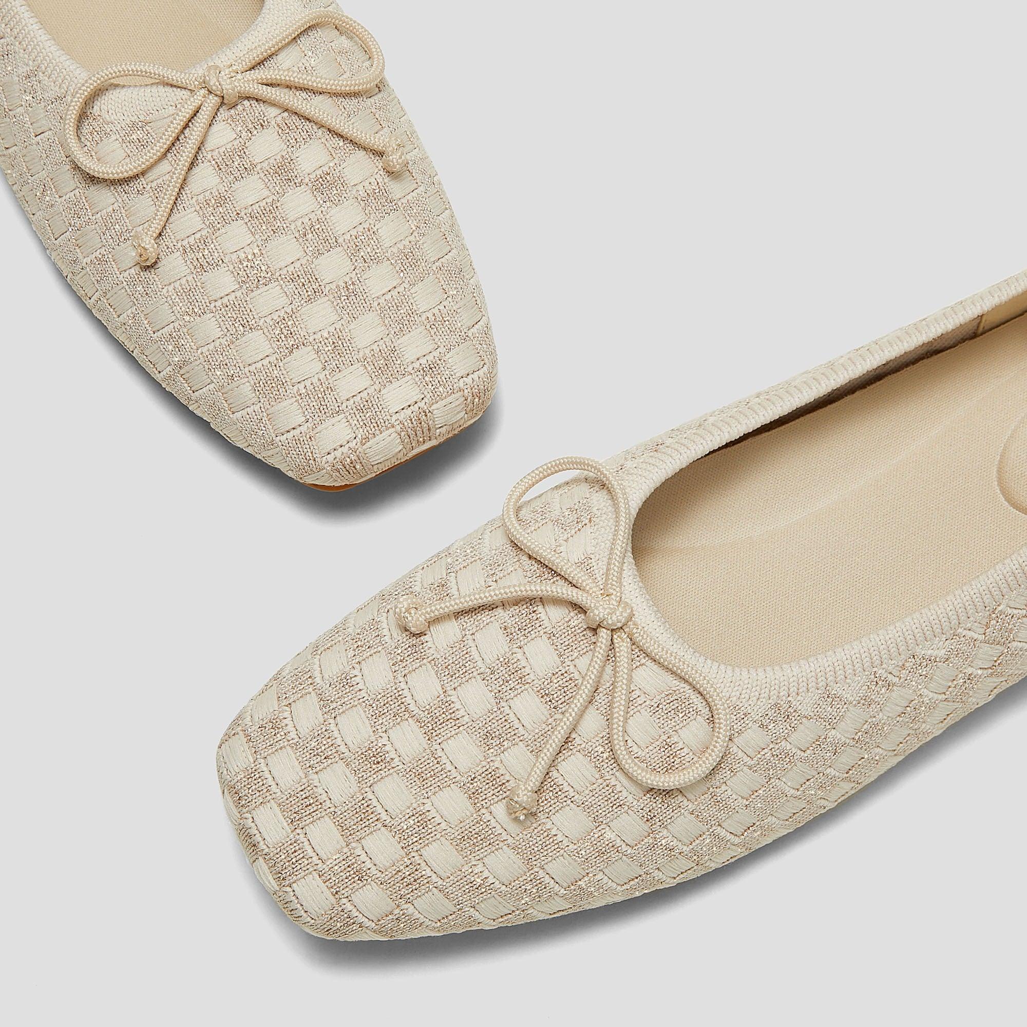 [Margaret] スクエアトゥ ボウバレリーナ フラット