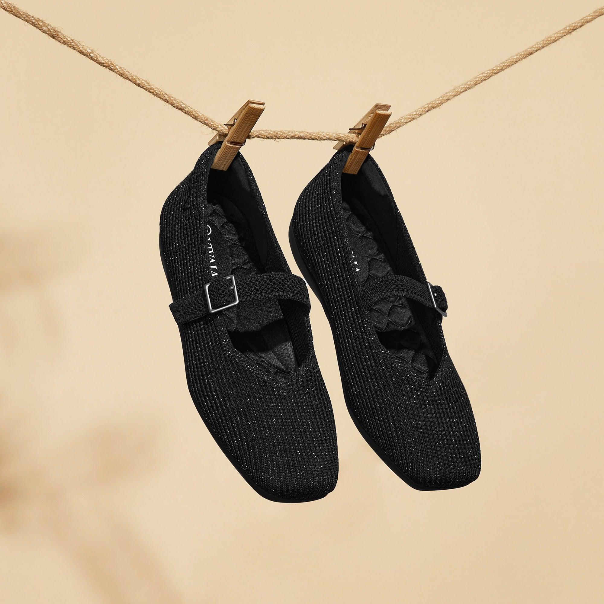 [Margot Walker Mary-Jane] スクエアトゥ 超軽量 厚底 メリージェーン フラットシューズ