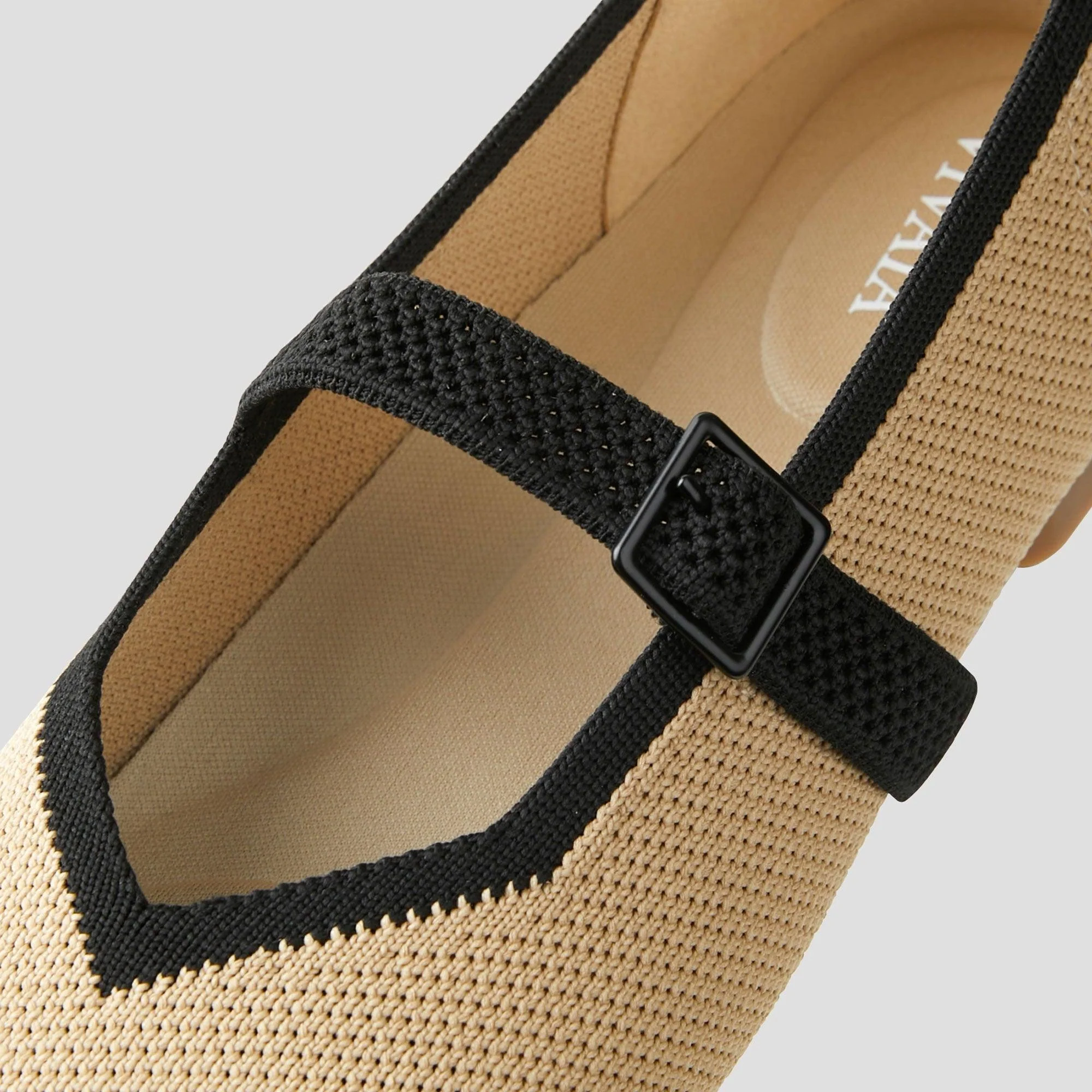 [Margot Mary-Jane] スクエアトゥ メリージェーン フラットシューズ