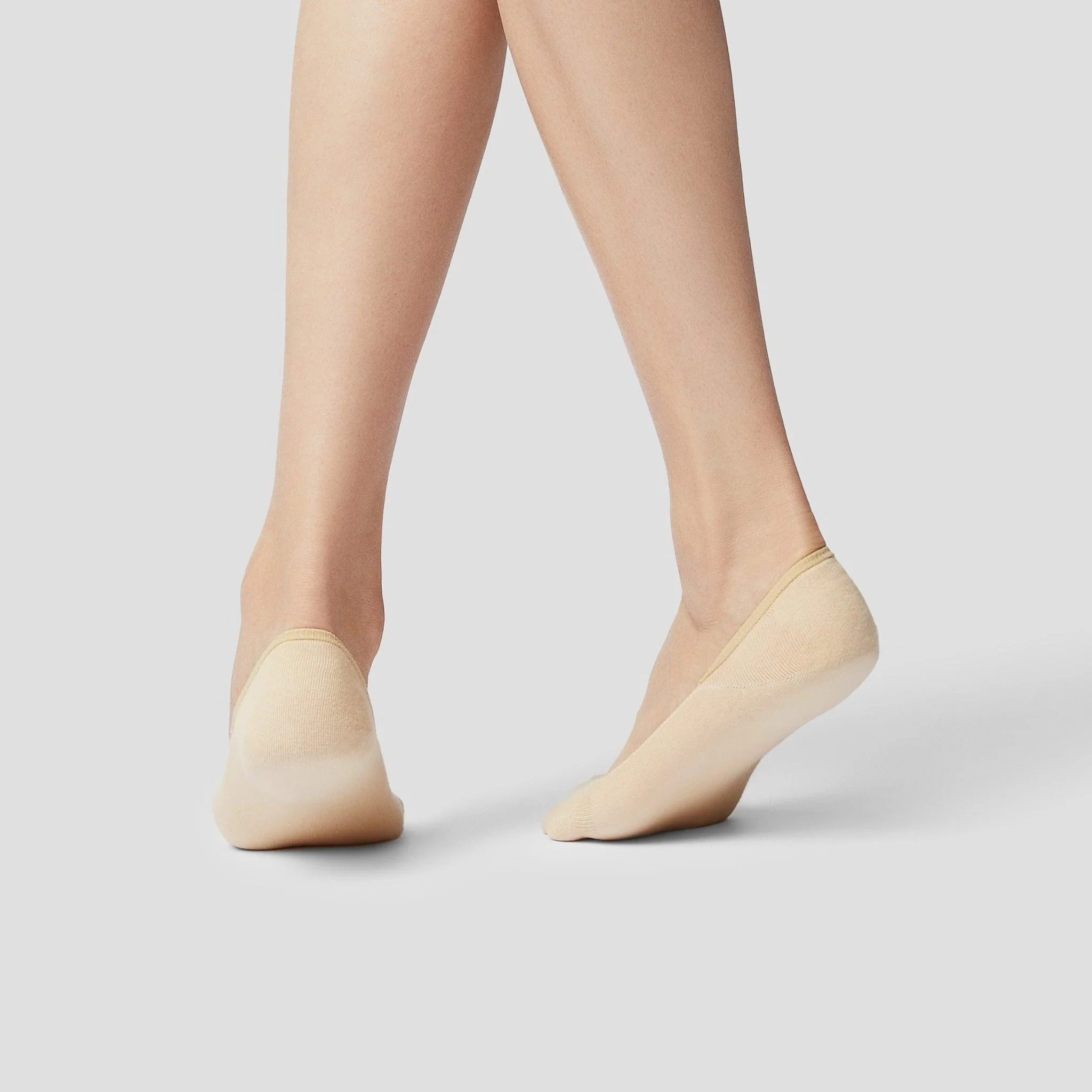 [Socks] 4足組 パッド付き ローカットソックス