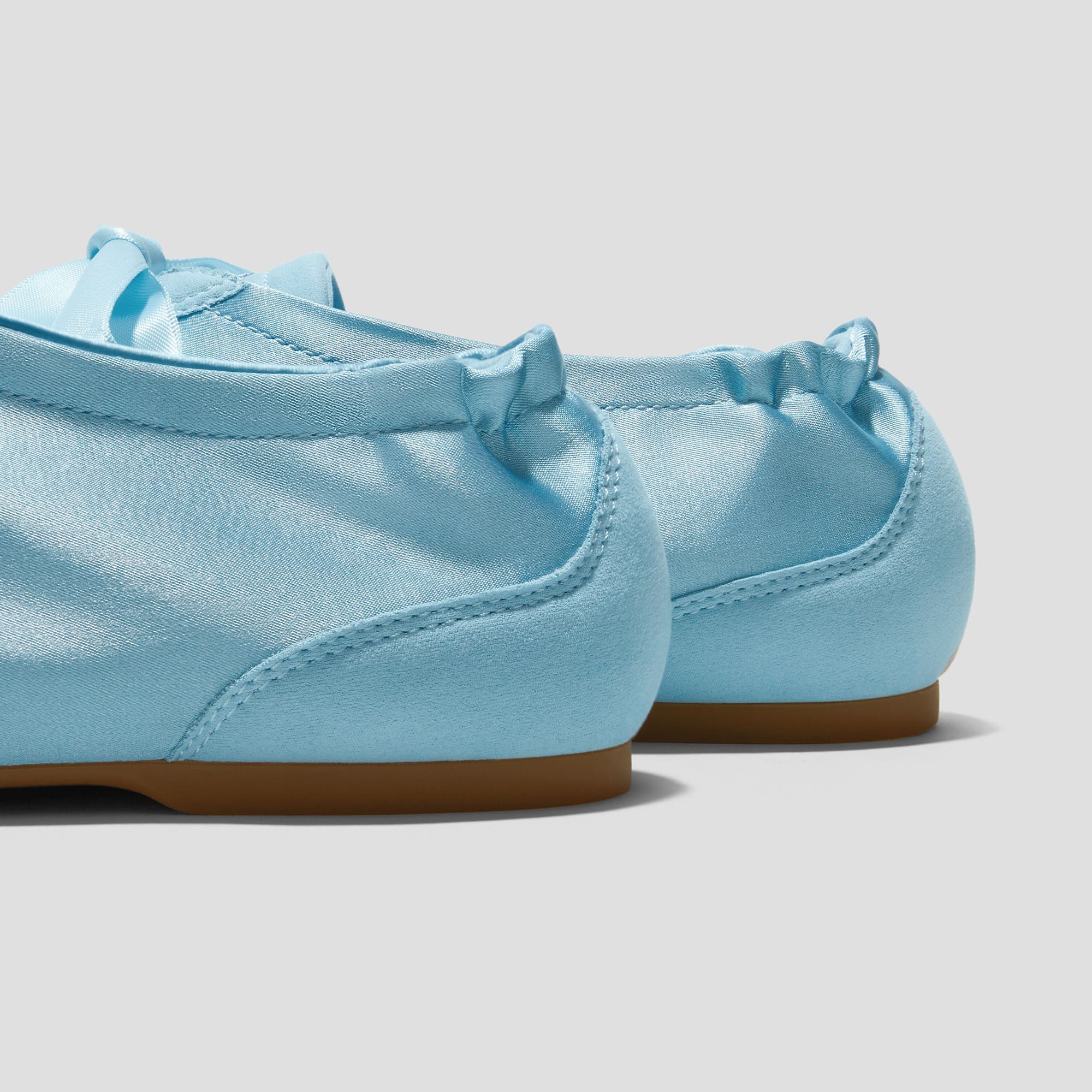 [Cristina] レースアップ サテン スニーカーリーナ