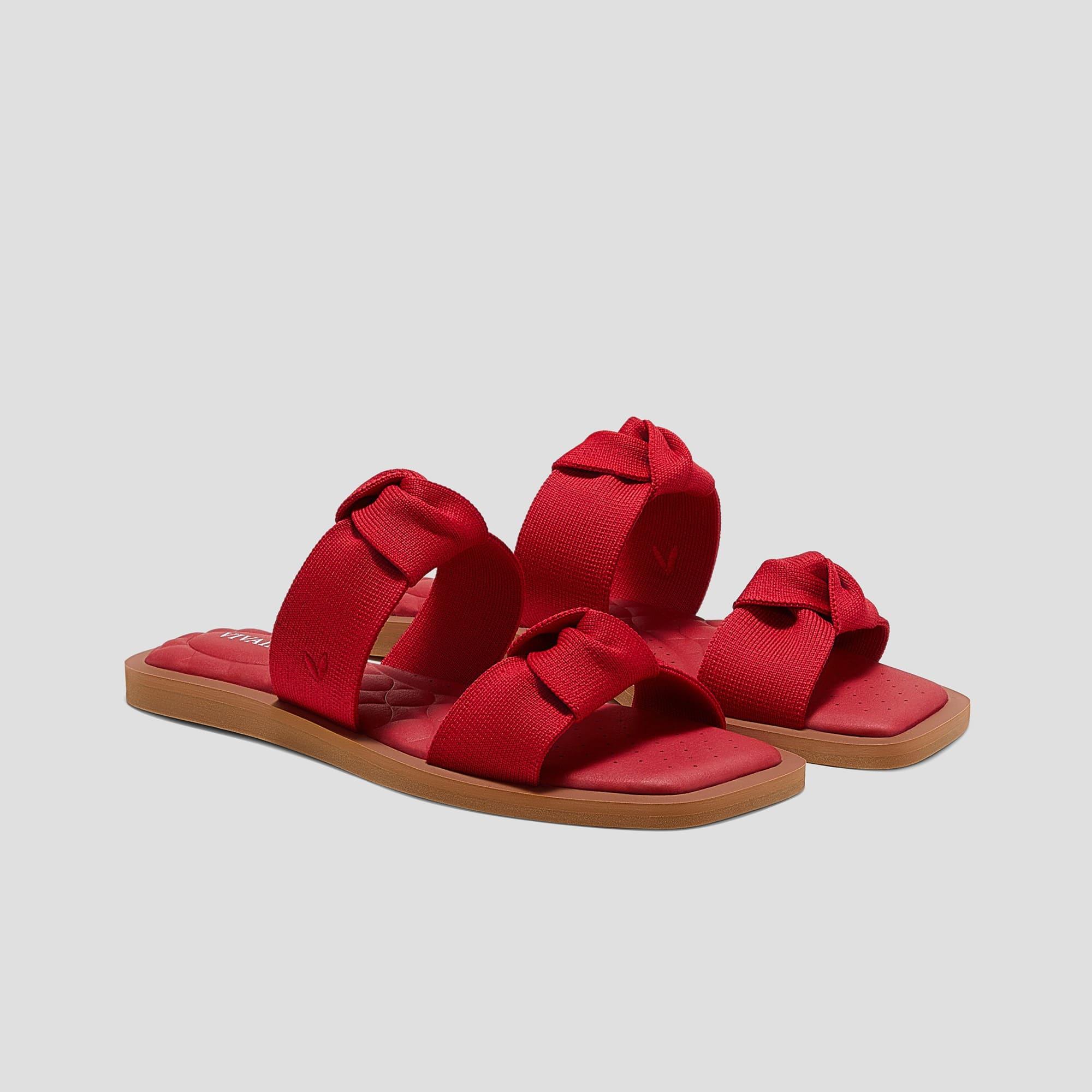 [Maisa] ピロートップ スライド ストラップ サンダル