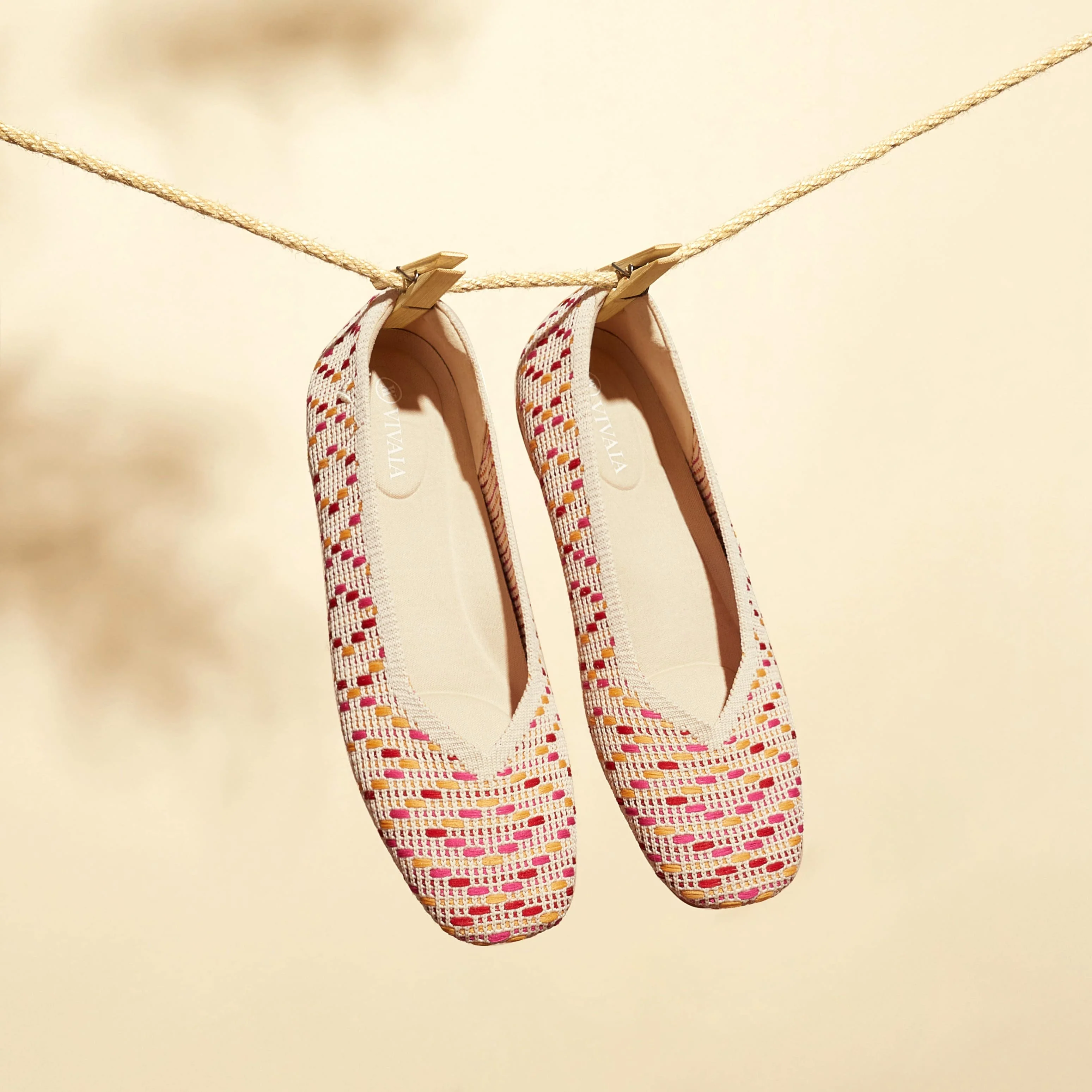 [Margot 2.0 Woven] スクエアトゥ 春夏シリーズ フラットシューズ