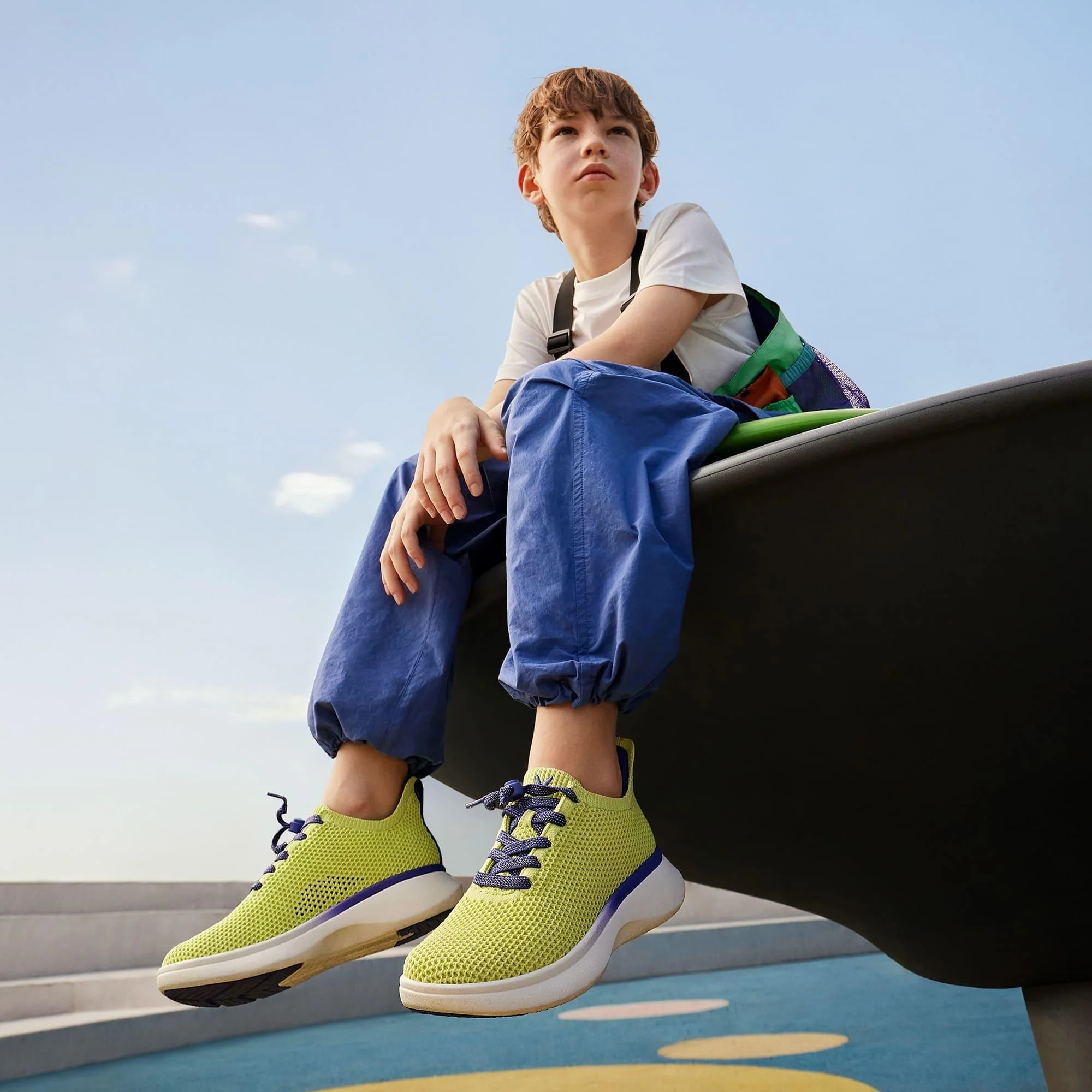 [Urban Kids] スニーカー スライダー メッシュ シューズ