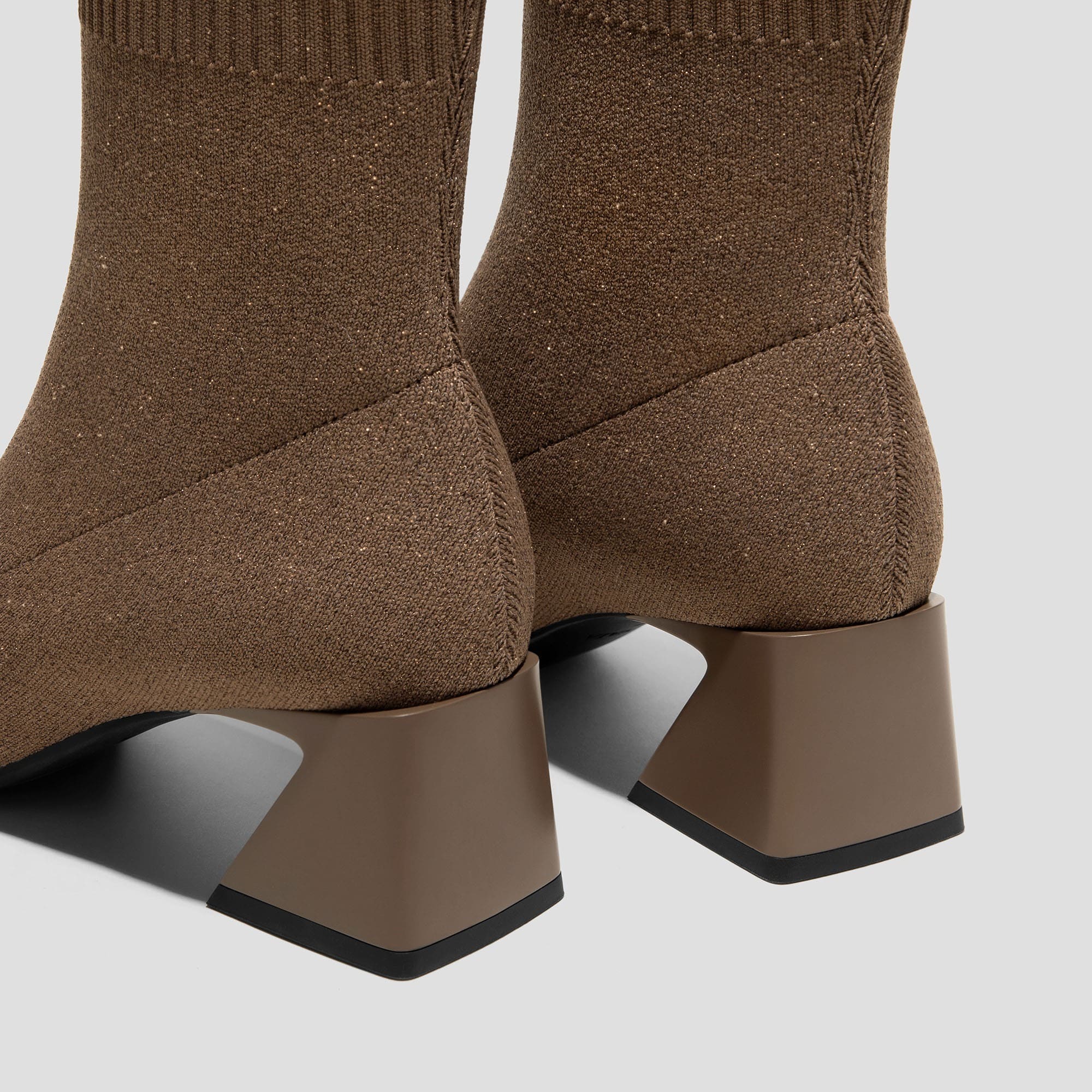 [Regina Pro] スクエアトゥ 撥水加工 ショートブーツ