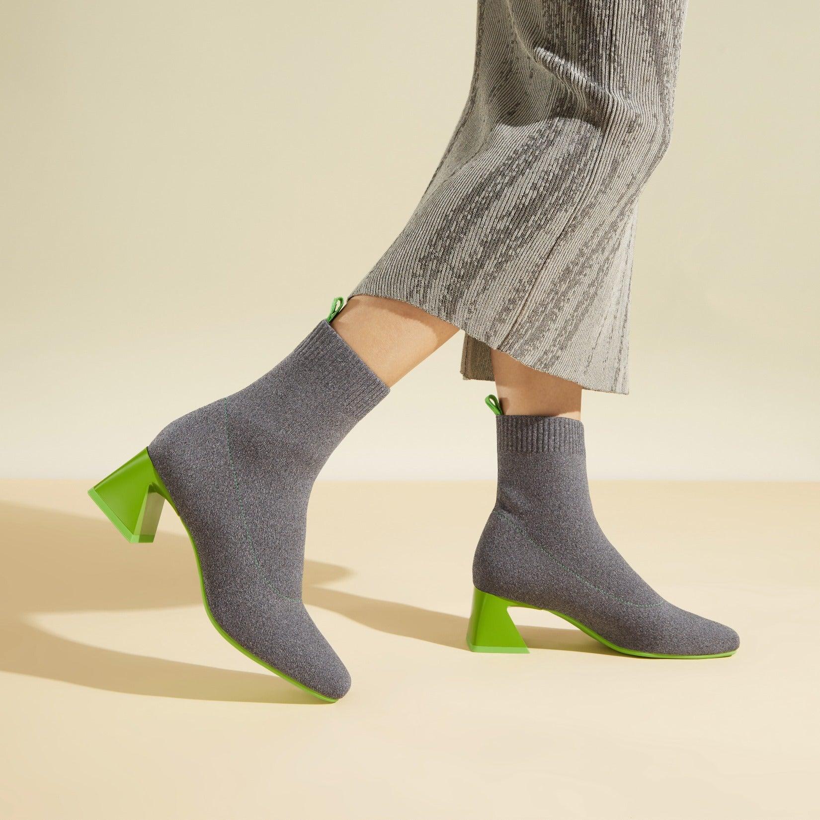 [Regina Pro] スクエアトゥ 撥水加工 ショートブーツ