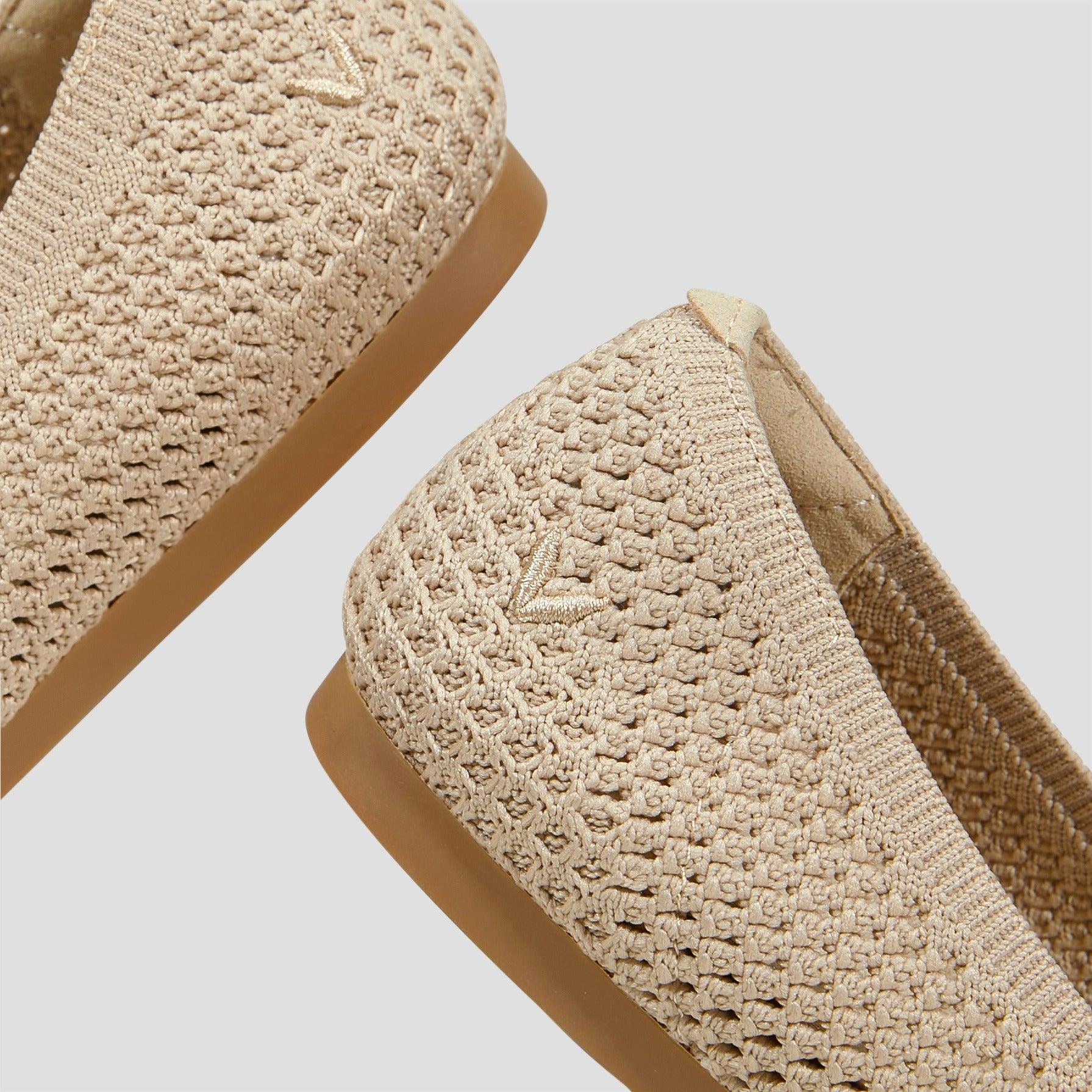 [Aria 5° Mesh] ポインテッドトゥ メッシュ フラットシューズ