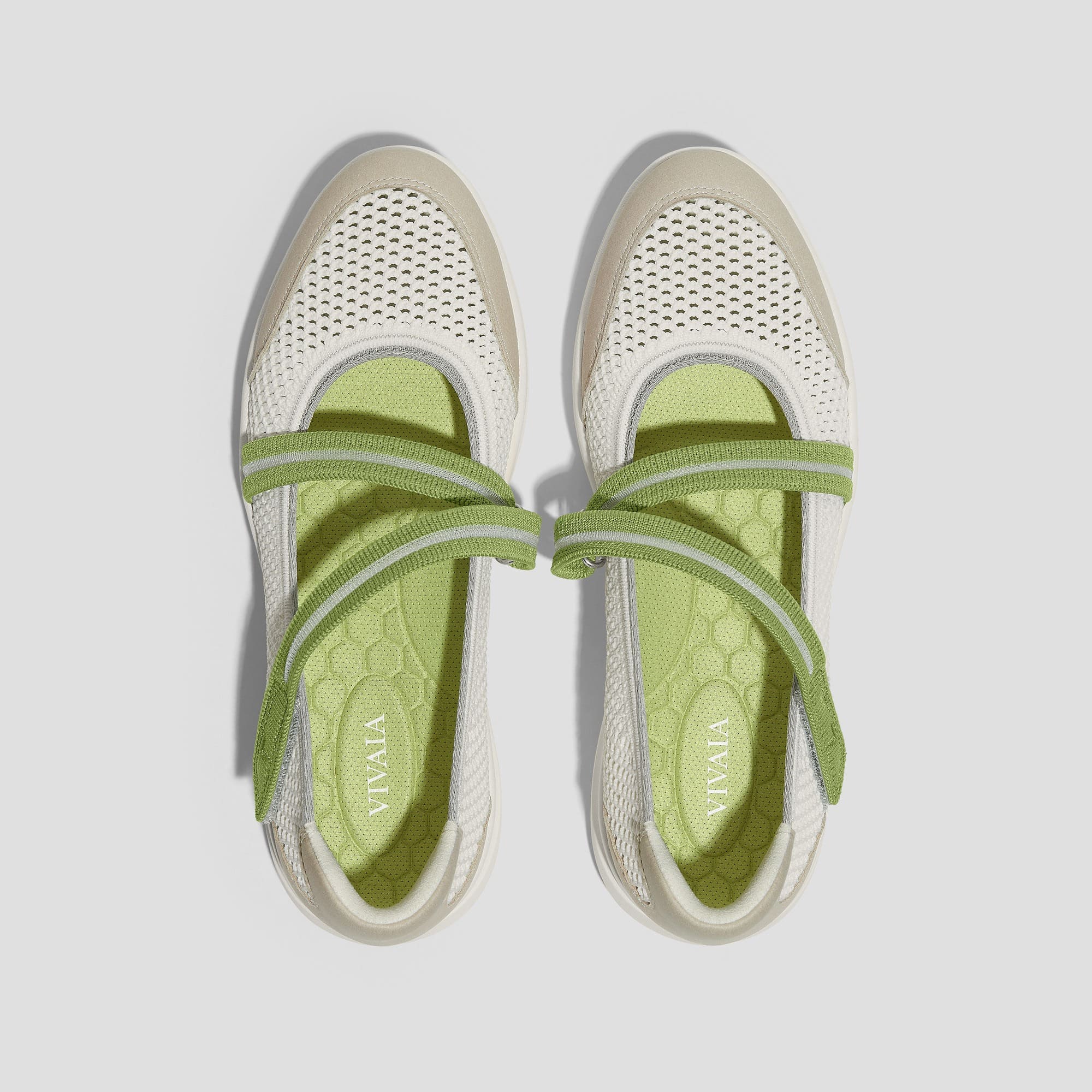 [Walker Pro Isabeli] ラウンドトゥ メッシュ スニーカー フラット