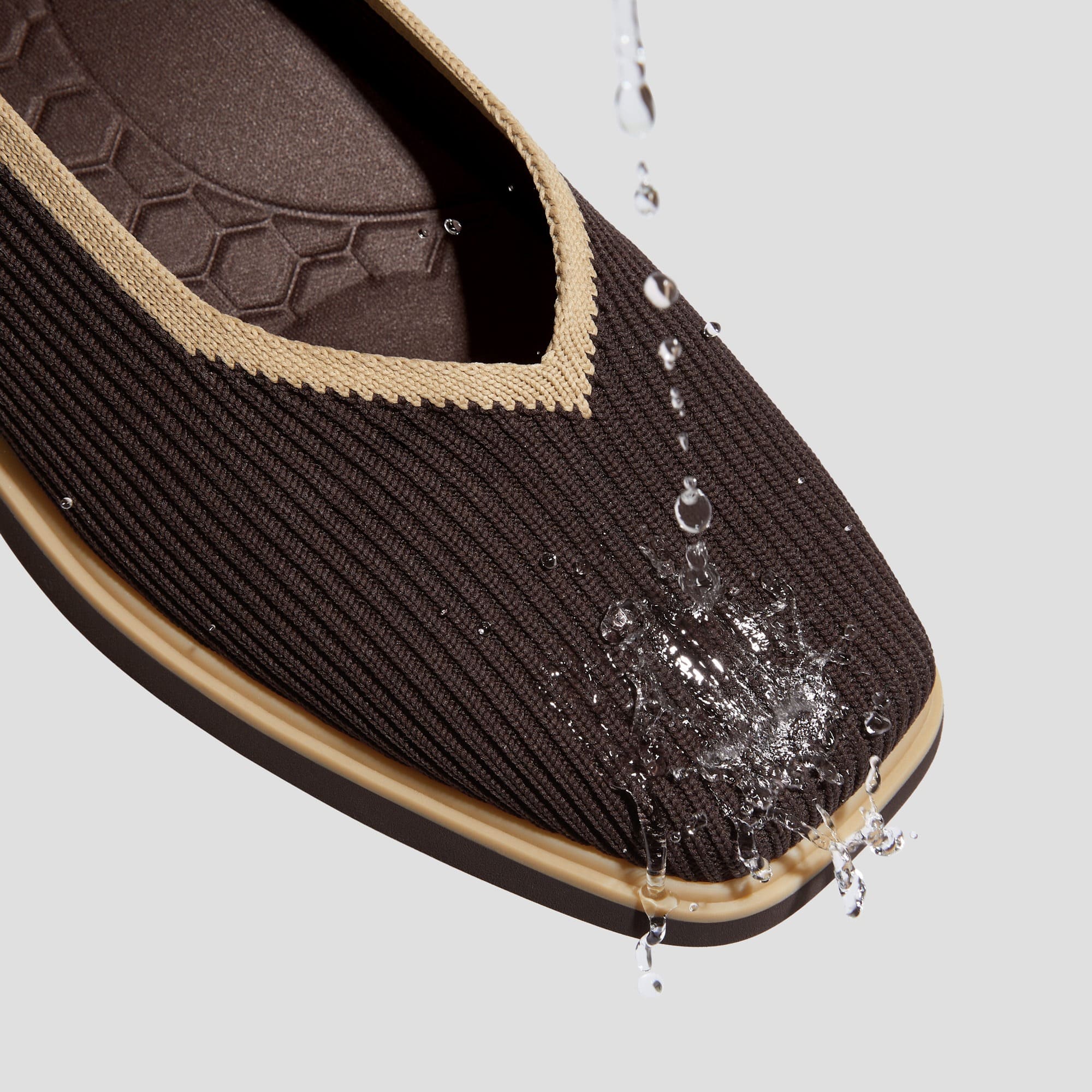 [All-Day Standing Mabel]スクエアトゥ フラット