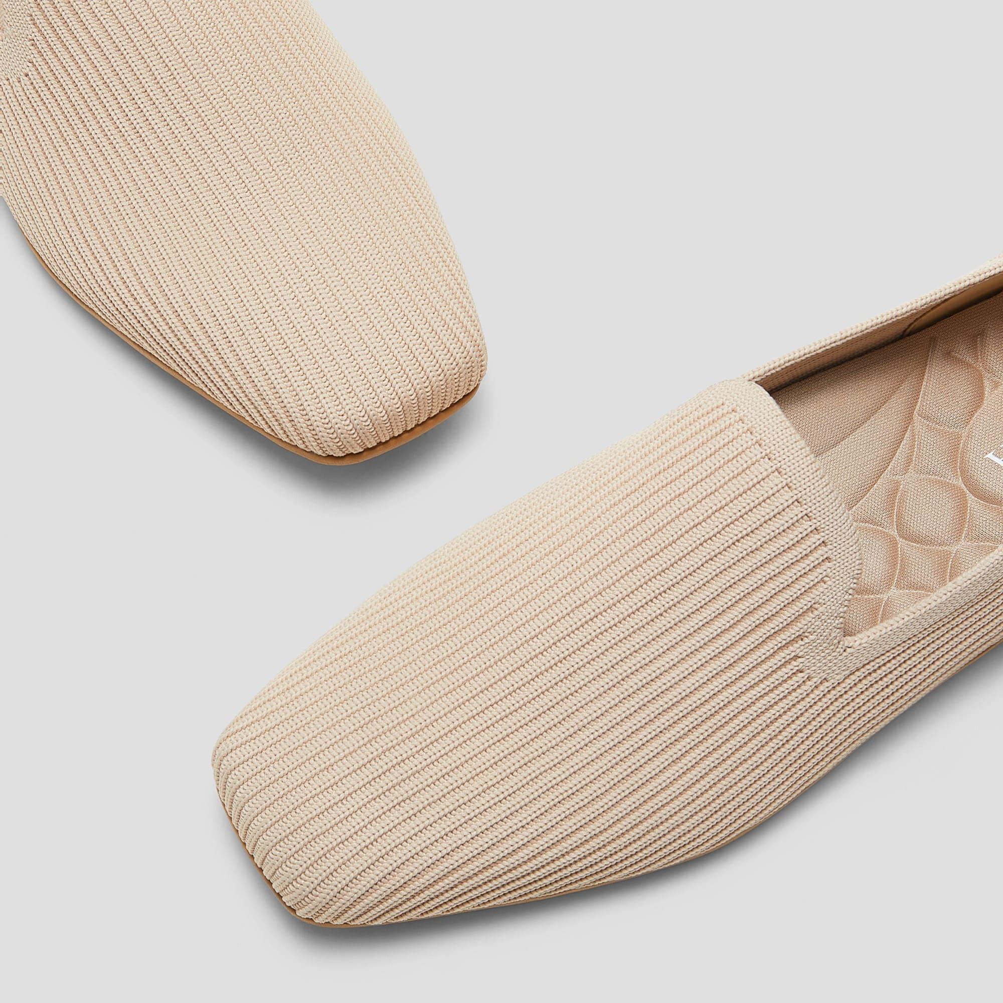 [Samantha Walker] スクエアトゥ 超撥水 軽量厚底 ローファー