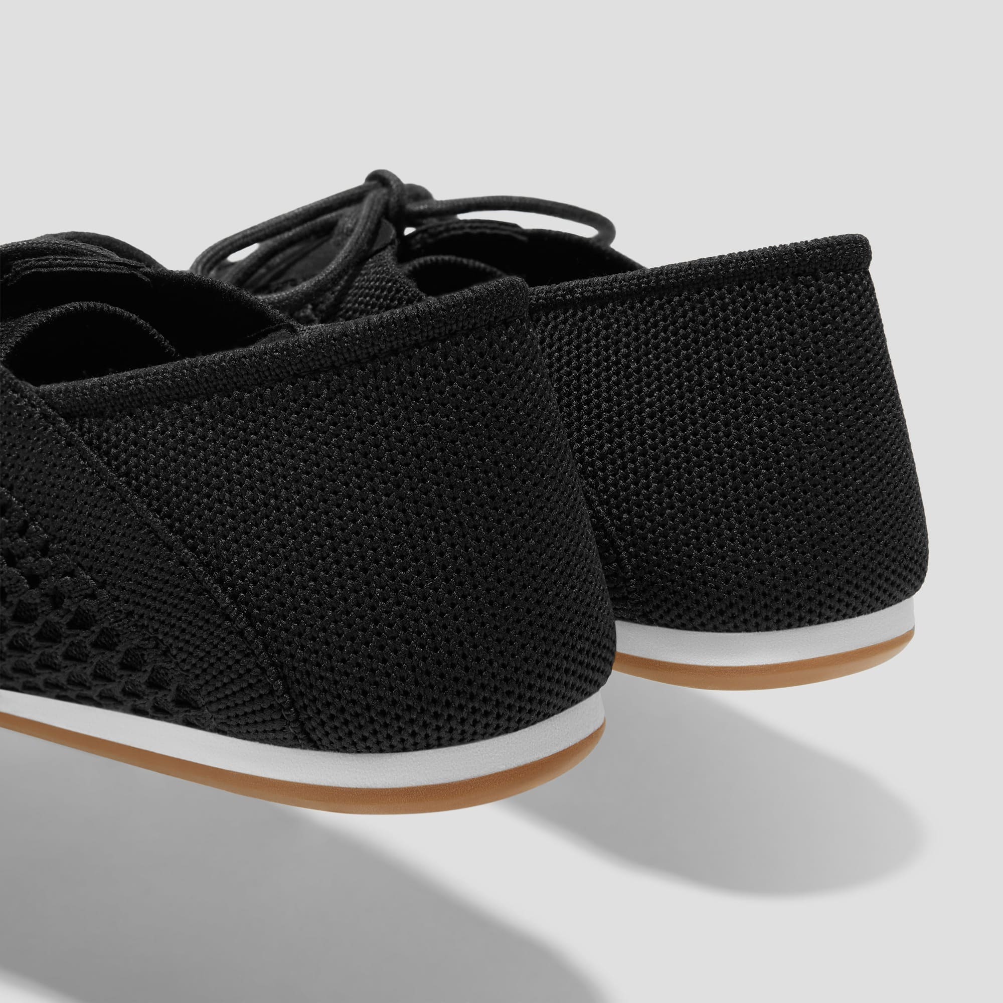 [Yara] アーモンドトゥ メッシュ バレエスニーカー