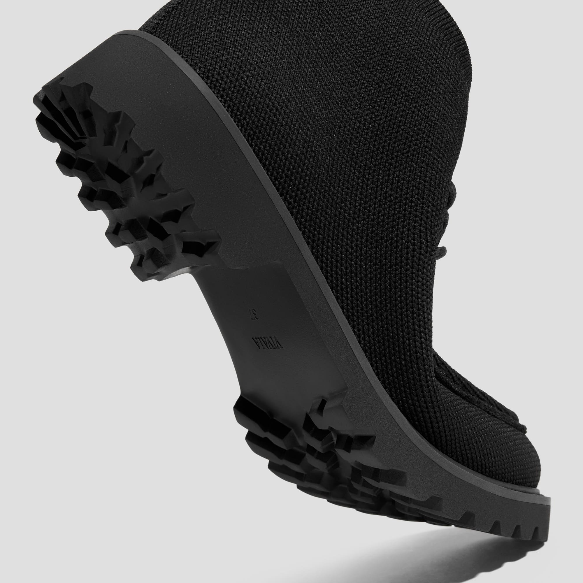 [Francis] ラウンドトゥ ラグソール アンクルブーツ