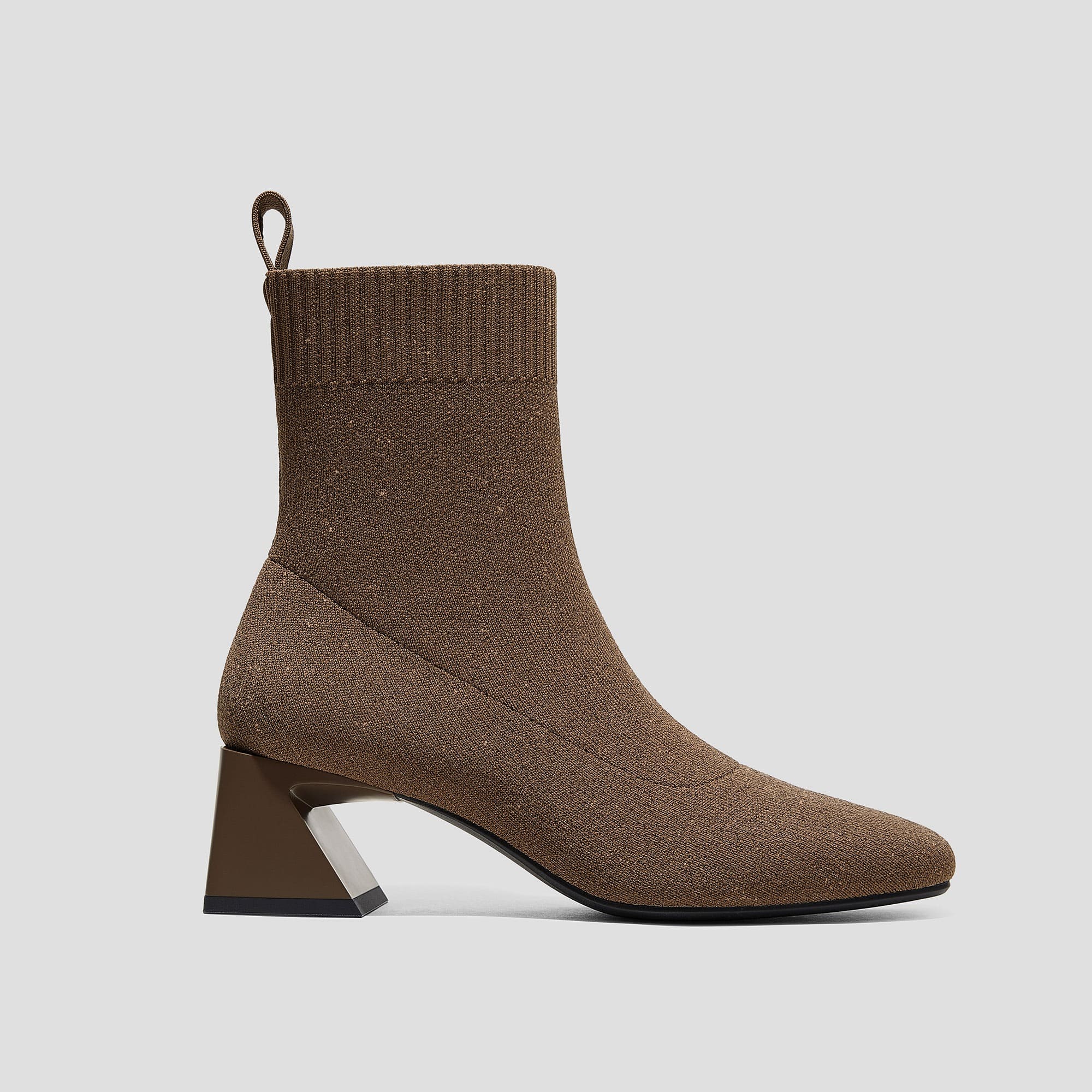 [Regina Pro] スクエアトゥ 撥水加工 ショートブーツ