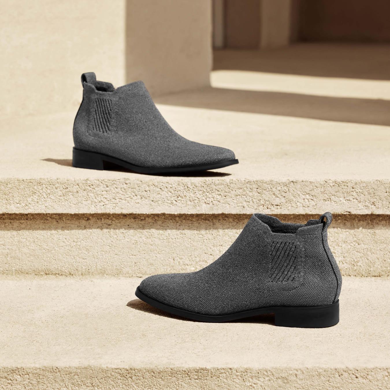 [Ryan Pro] スクエアトゥ 撥水加工 チェルシーブーツ