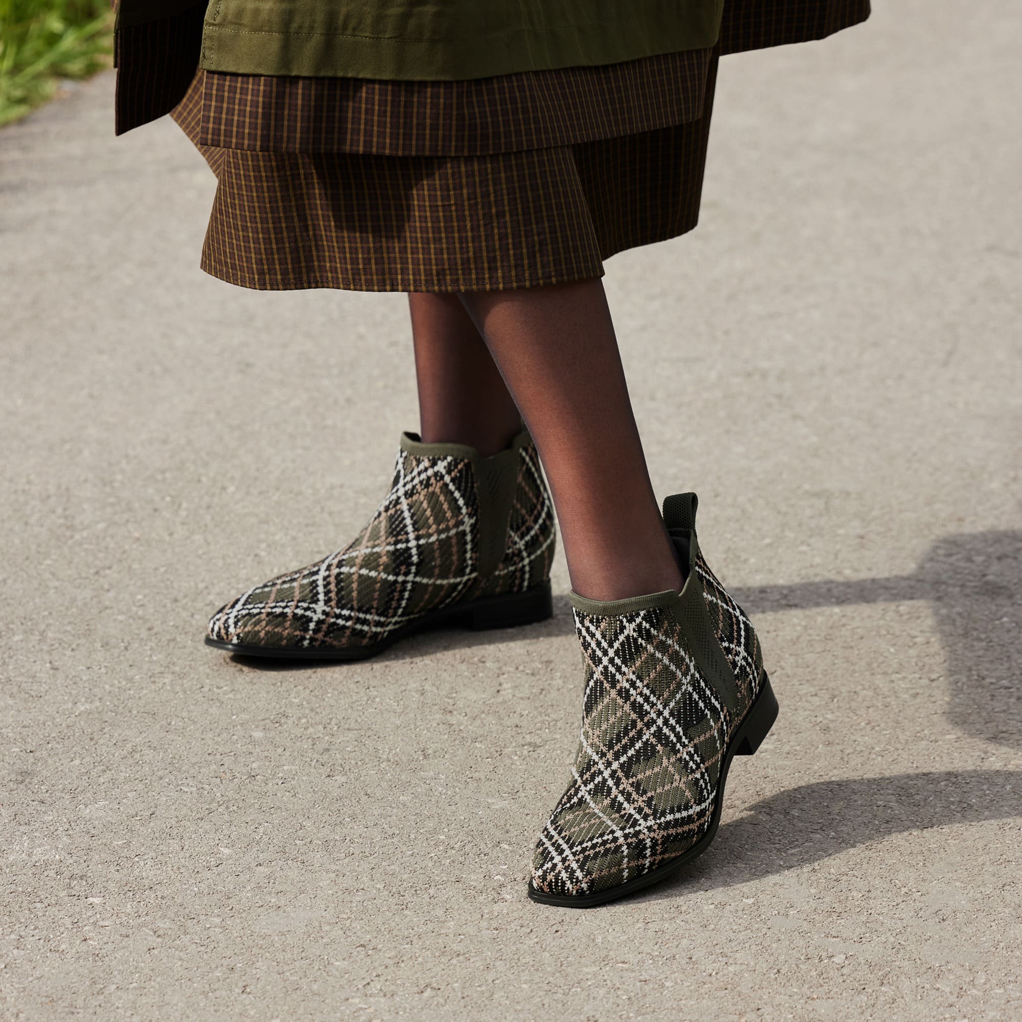 [Ryan Slip-on] スクエアトゥ 撥水加工 スリッポン チェルシーブーツ