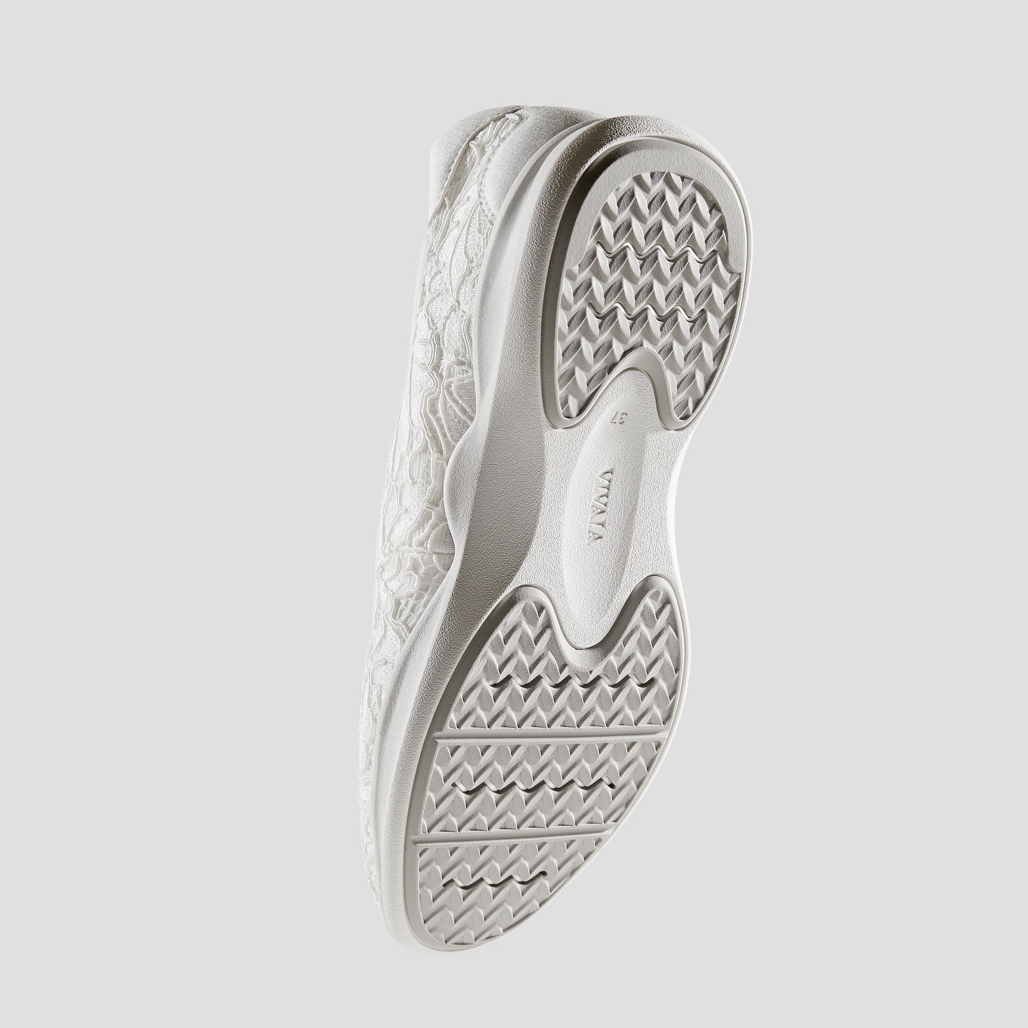 [Ivee] ラウンドトゥ 再生ナイロン メリージェーン スニーカー フラット 