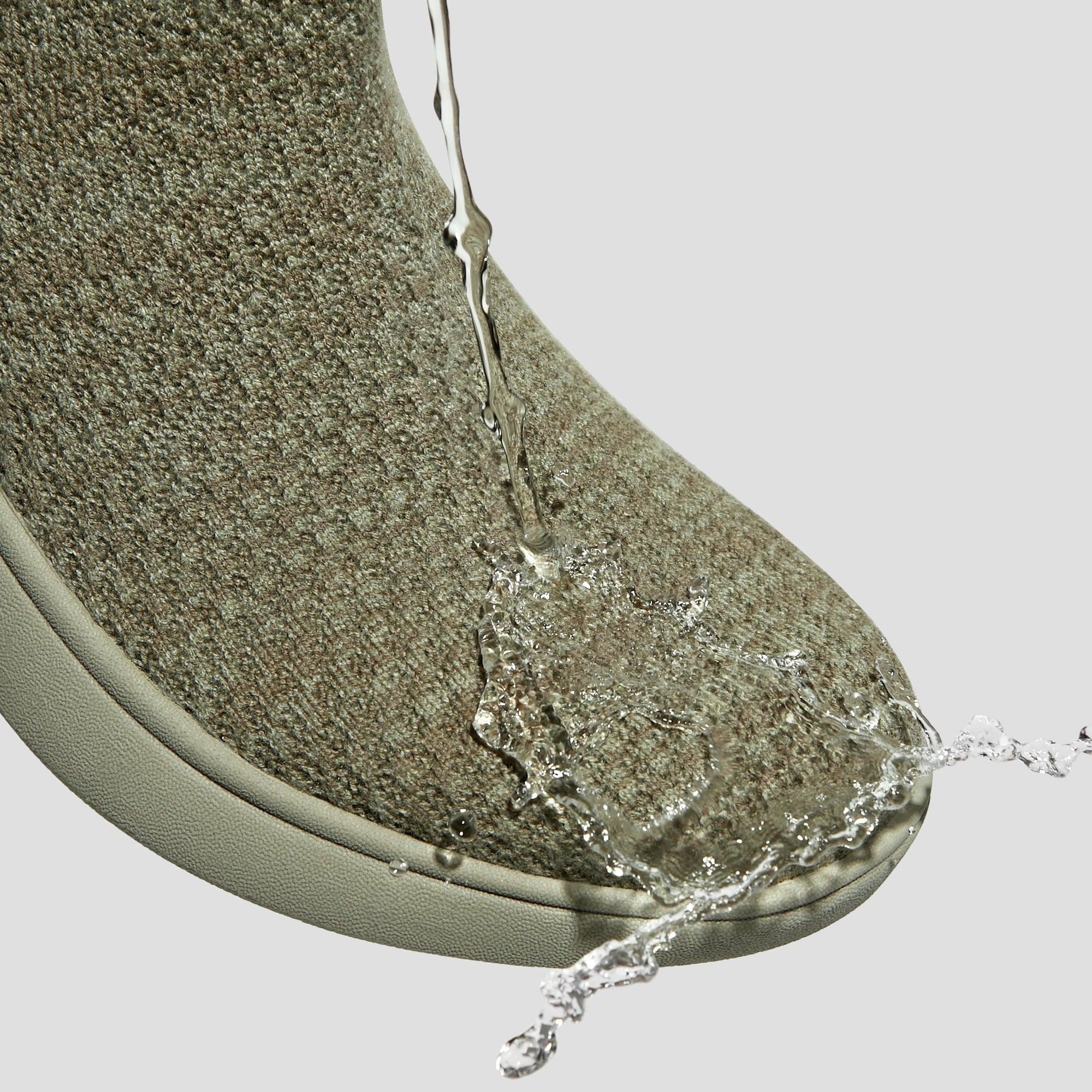 [Urban Boots] 撥水加工 スリッポン ショートブーツ