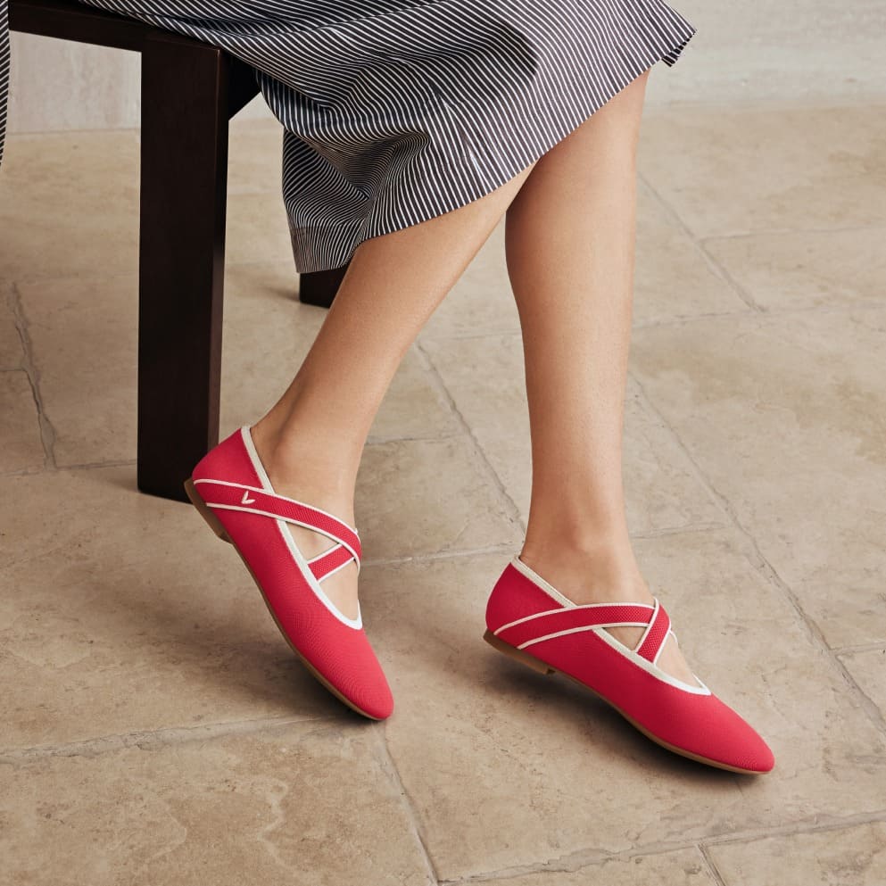 [Nia] アーモンドトゥ メリージェーン フラット