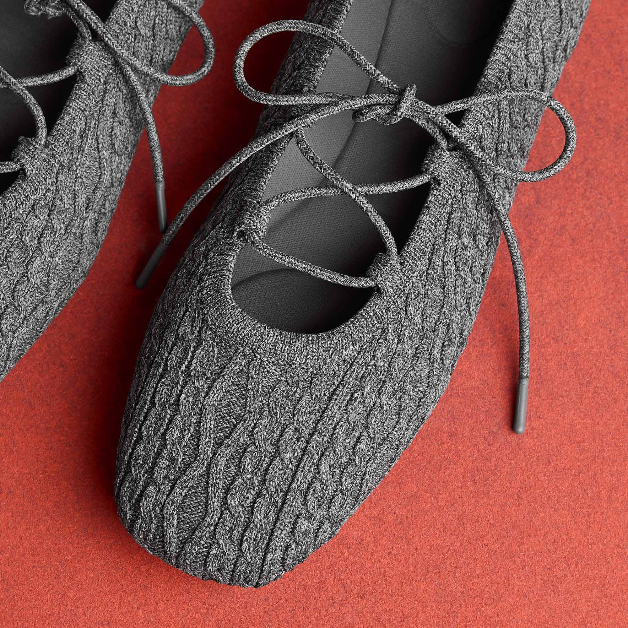 [Miley] スクエアトゥ レースアップ メリージェーン