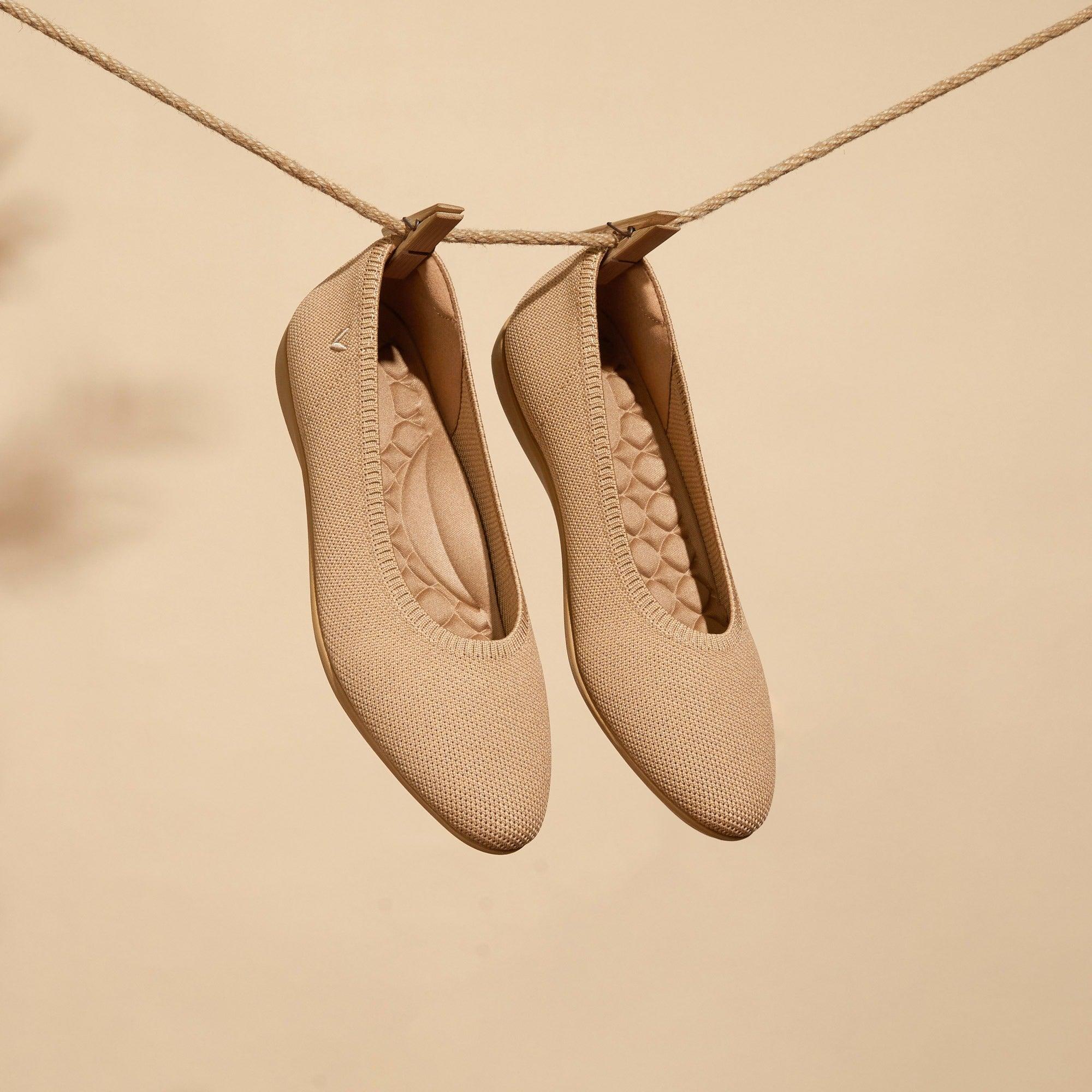 [Tamia Walker] アーモンドトゥ 超軽量 厚底 フラットシューズ