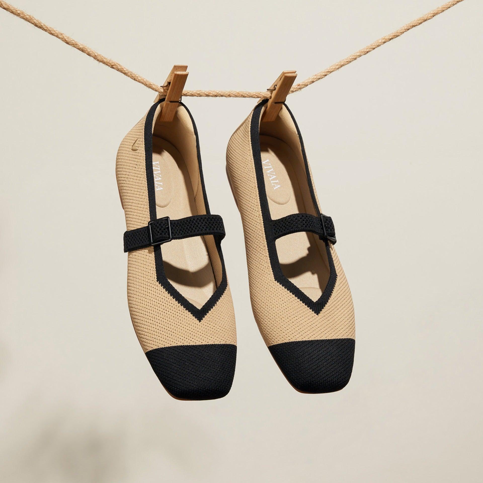 [Margot Mary-Jane] スクエアトゥ メリージェーン フラットシューズ