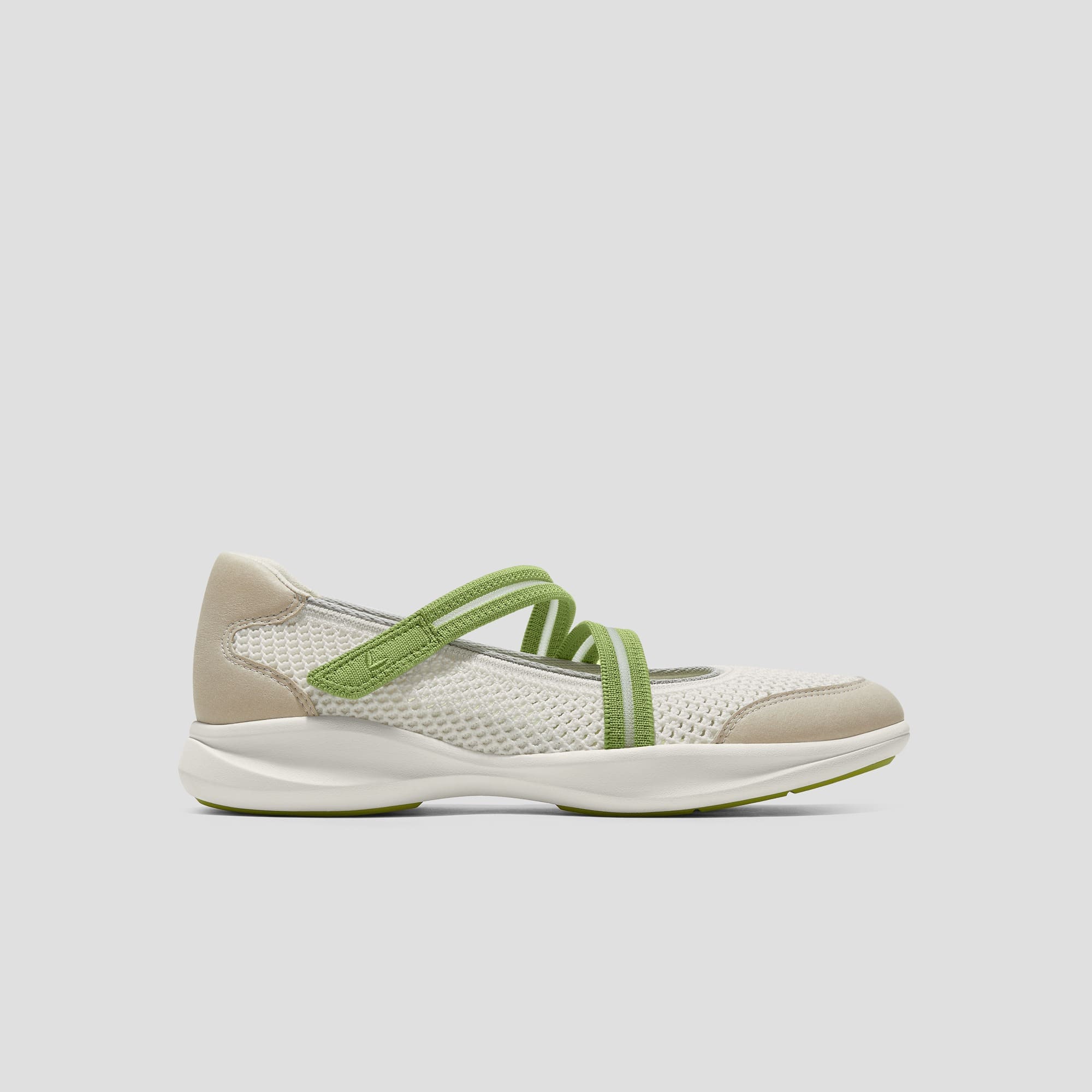 [Walker Pro Isabeli] ラウンドトゥ メッシュ スニーカー フラット