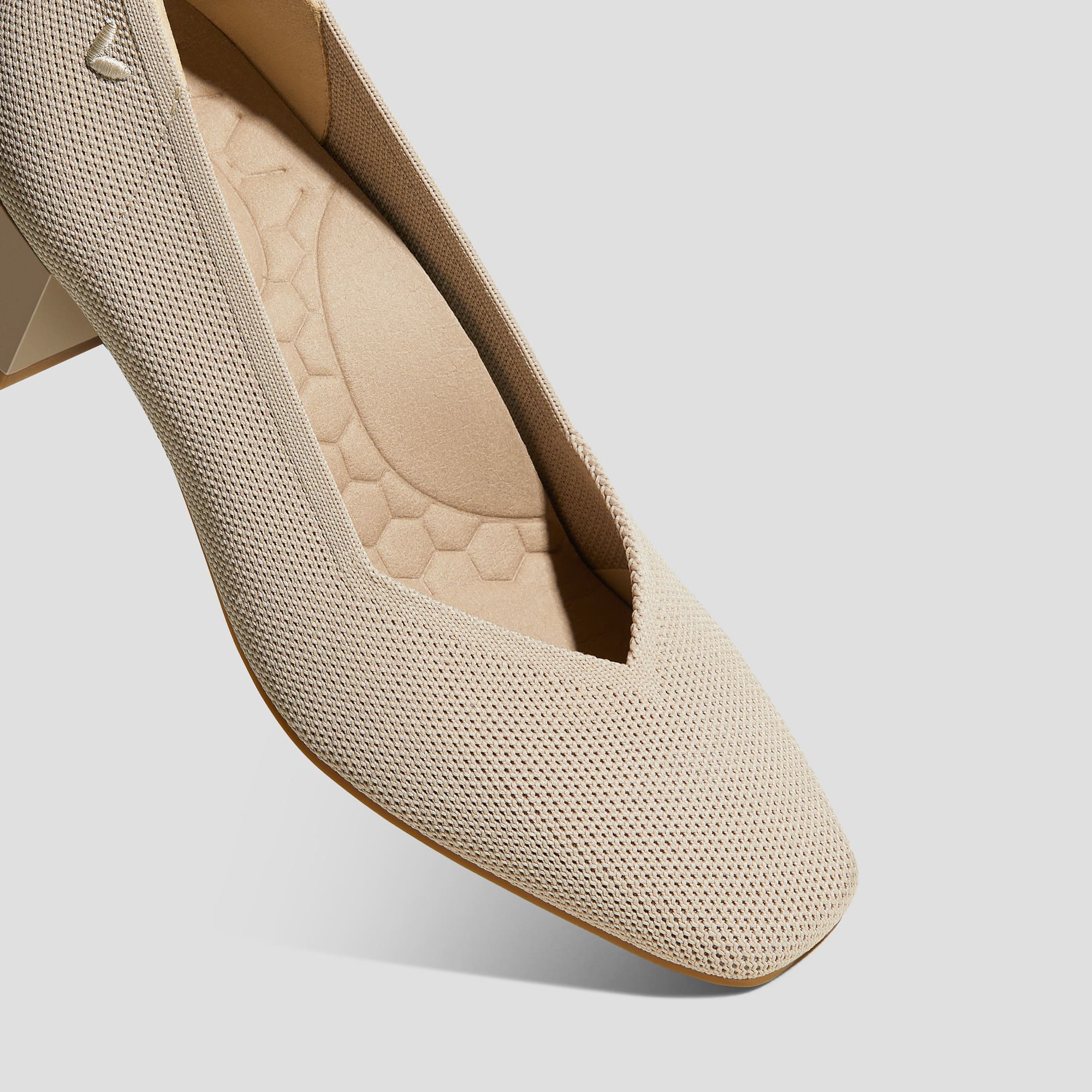 [Megan]  スクエアトゥ  ストレスフリー ブロックヒール