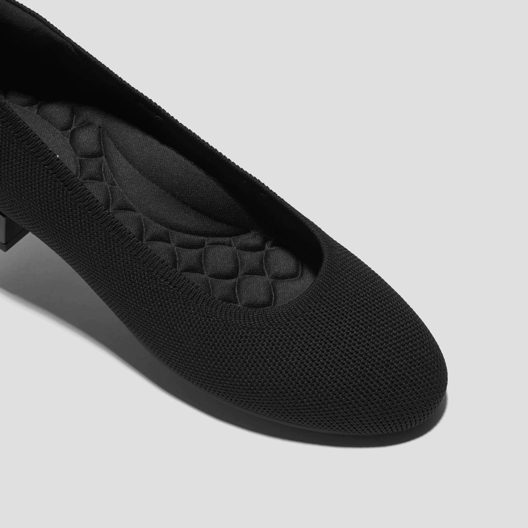 [Barbara] ラウンドトゥ ブロックヒール パンプス